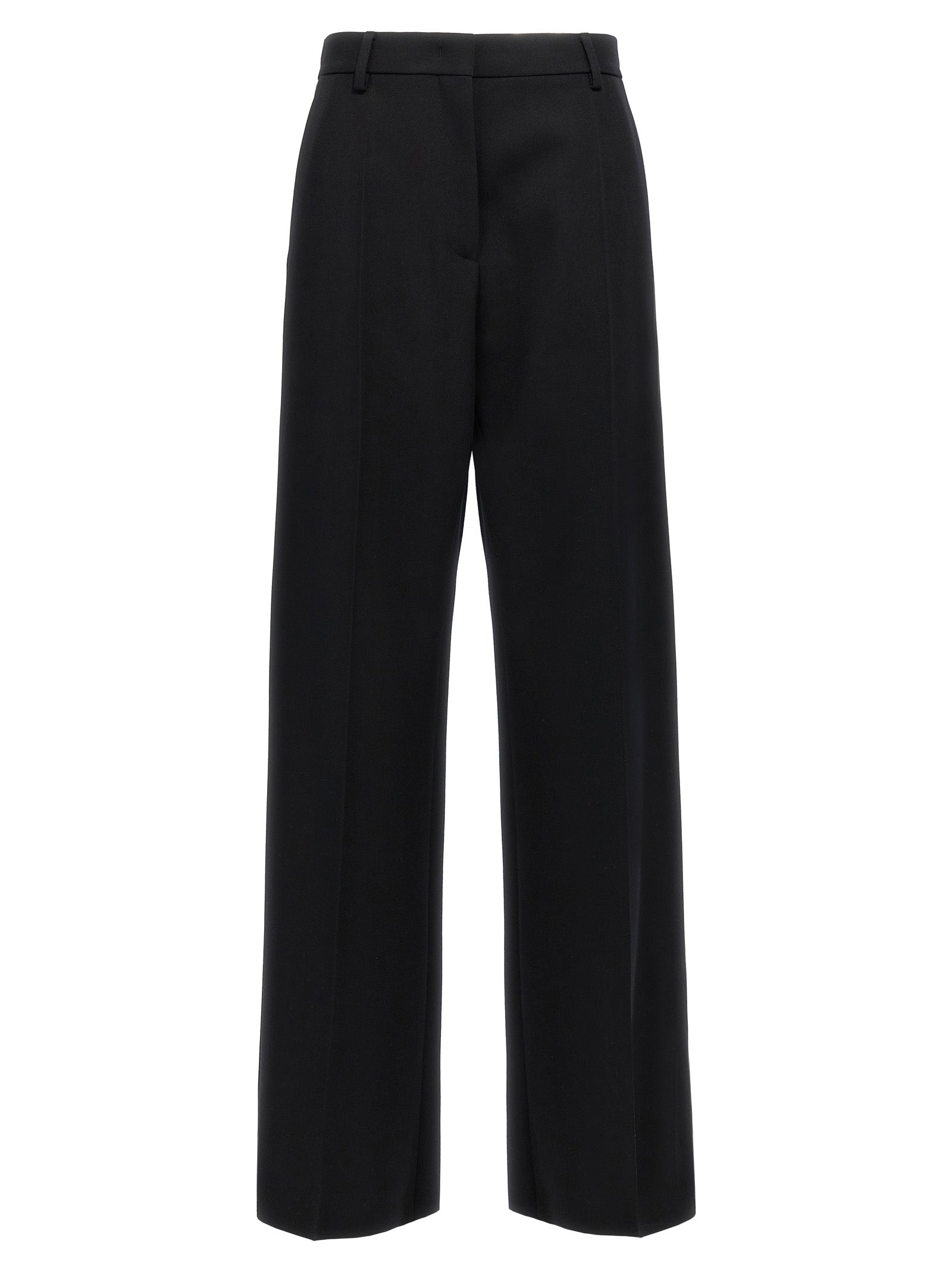Valentino Garavani Schwarze Hose aus reiner Schurwolle