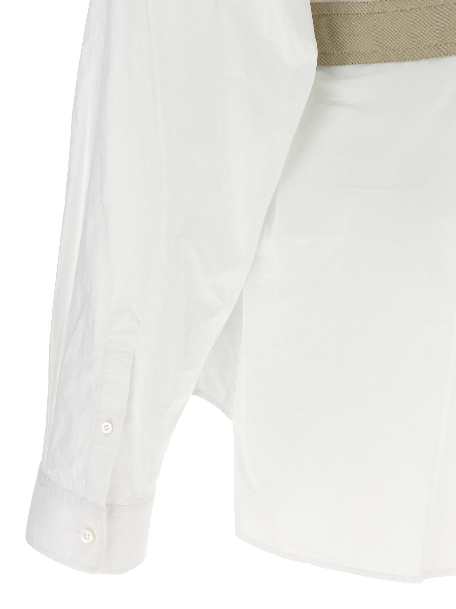 Balenciaga Weiße Baumwollbluse