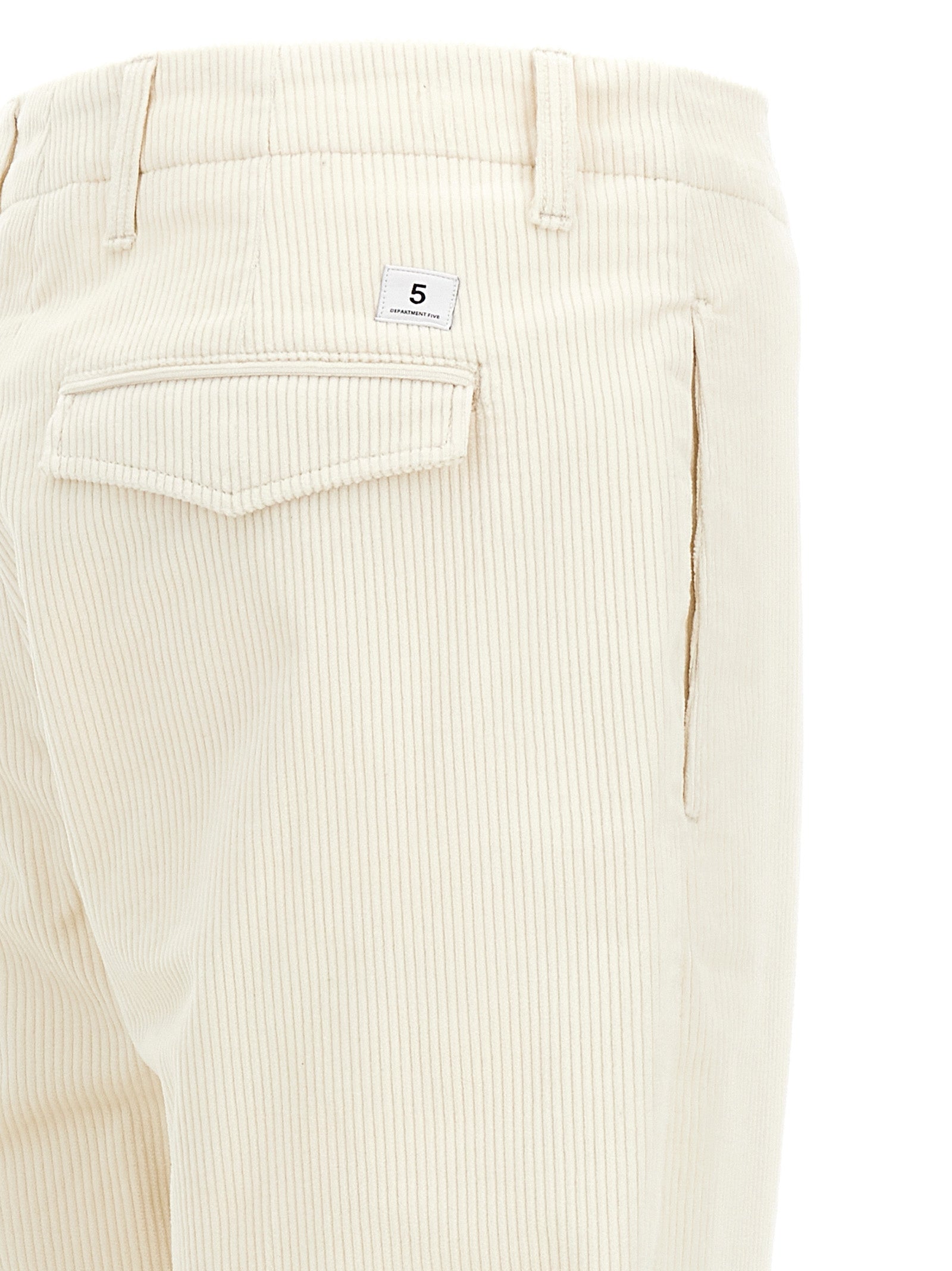 Department 5 Weiße Baumwollhose im Casual-Look
