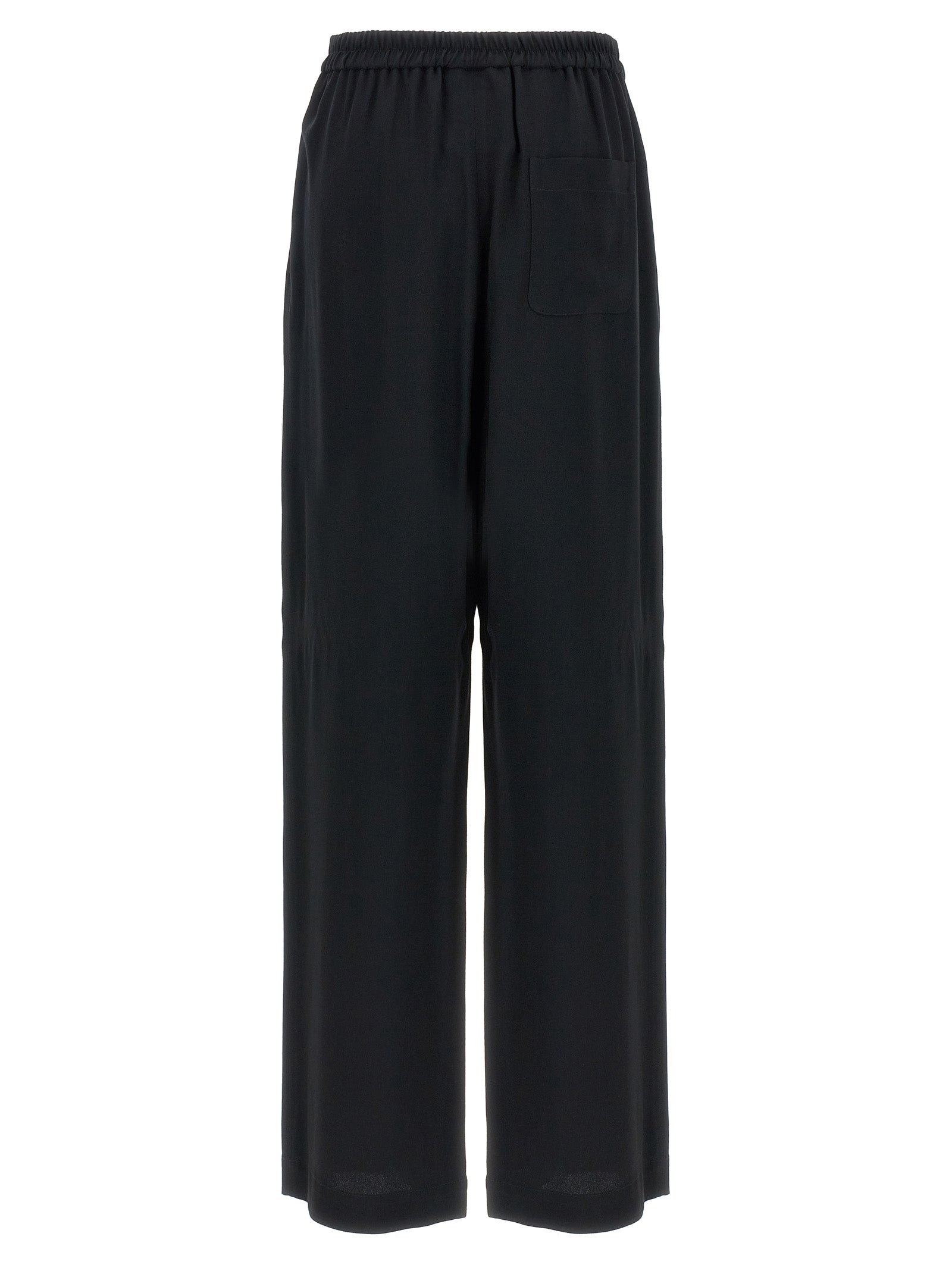 Moschino Schwarze Freizeithose aus Acetat
