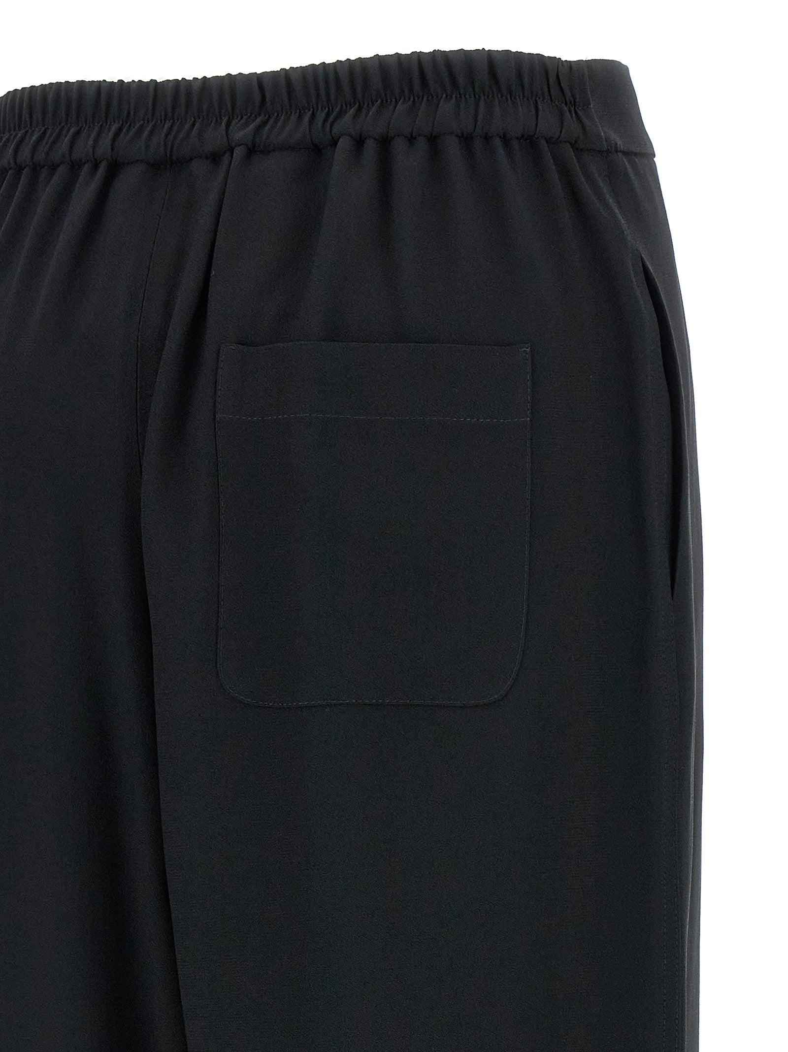 Moschino Schwarze Freizeithose aus Acetat