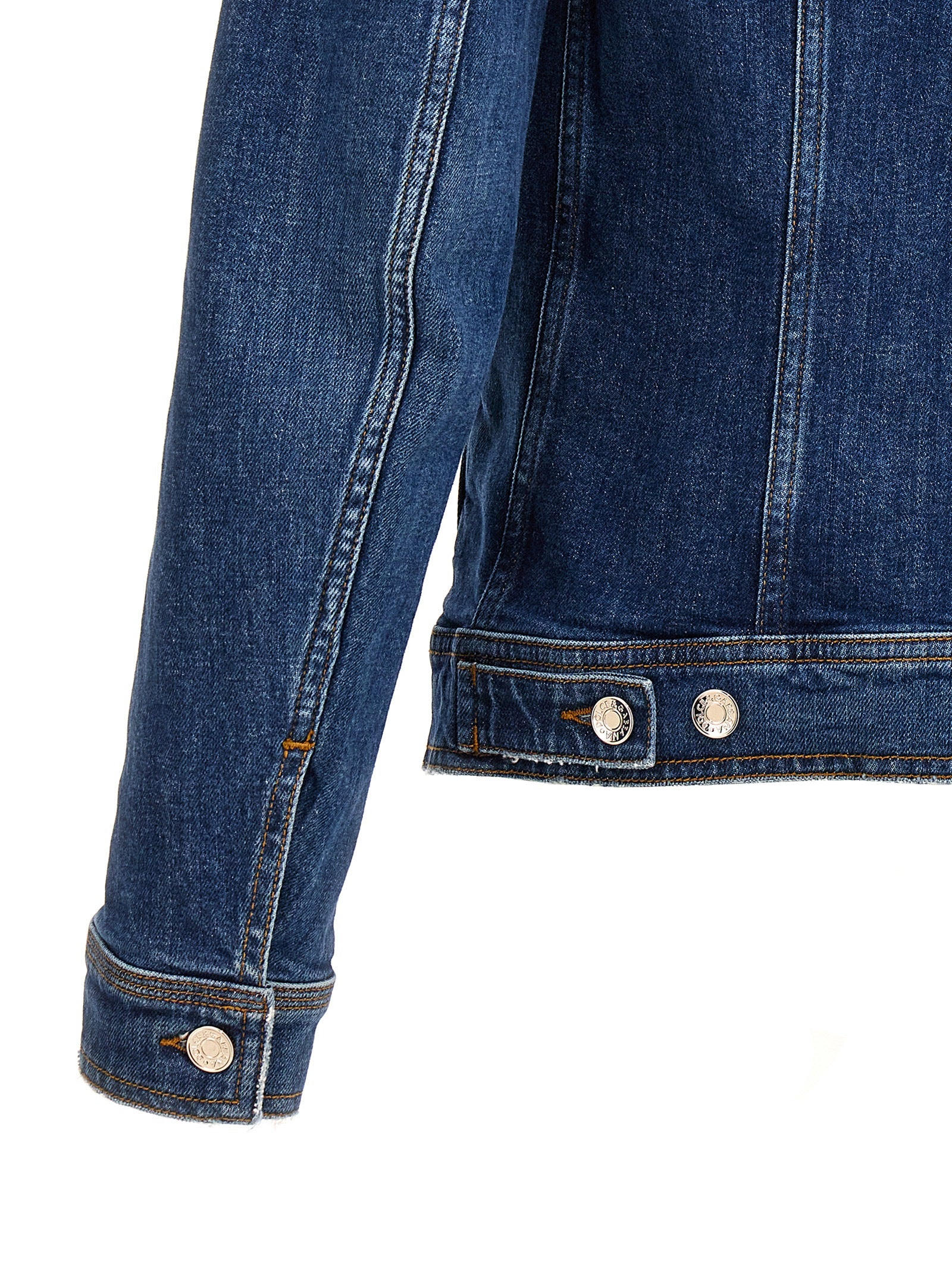 Dolce & Gabbana Blaue Jeansjacke aus Baumwolle