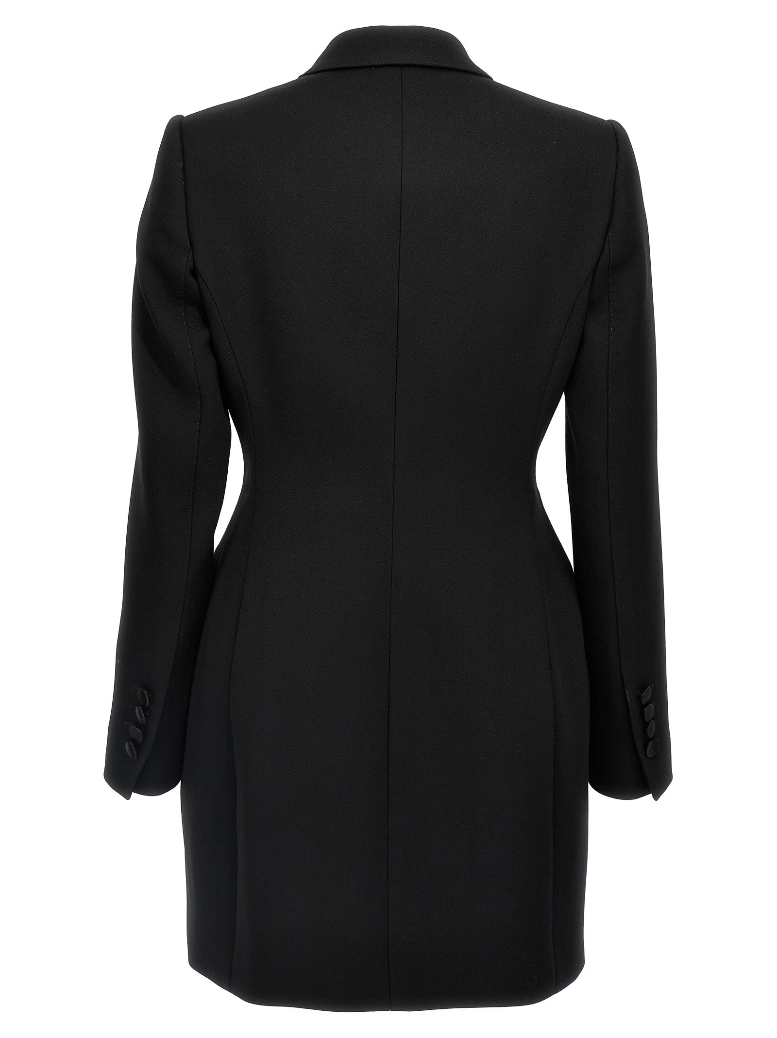 Dolce & Gabbana Schwarzer Blazer aus reiner Schurwolle