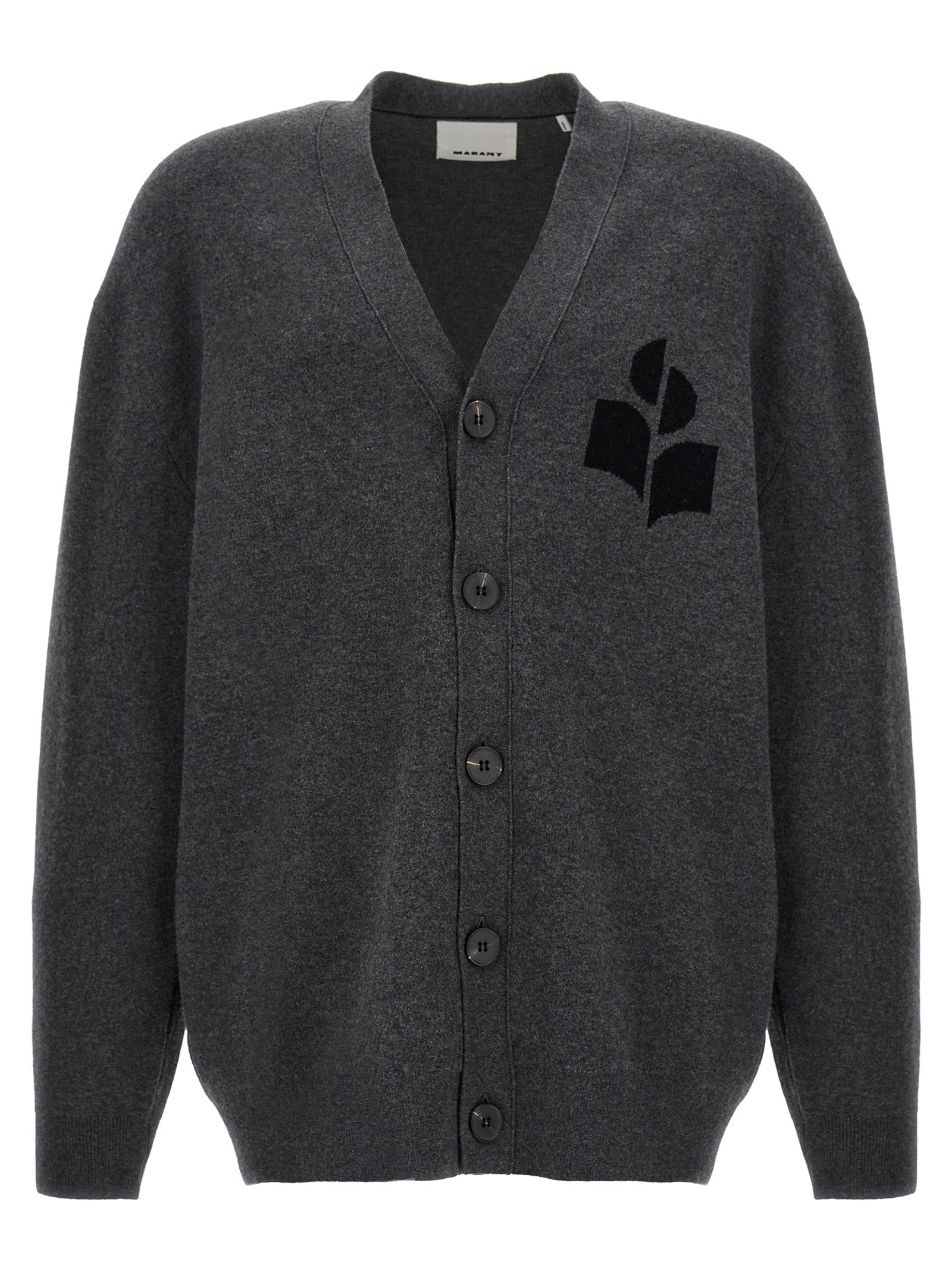 Isabel Marant Grauer Baumwollcardigan