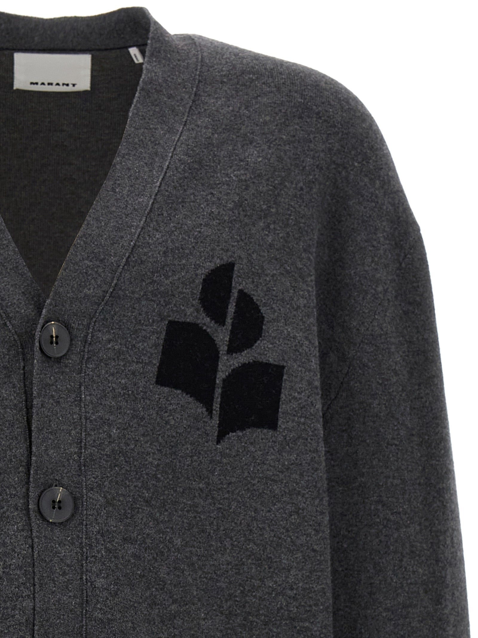 Isabel Marant Grauer Baumwollcardigan
