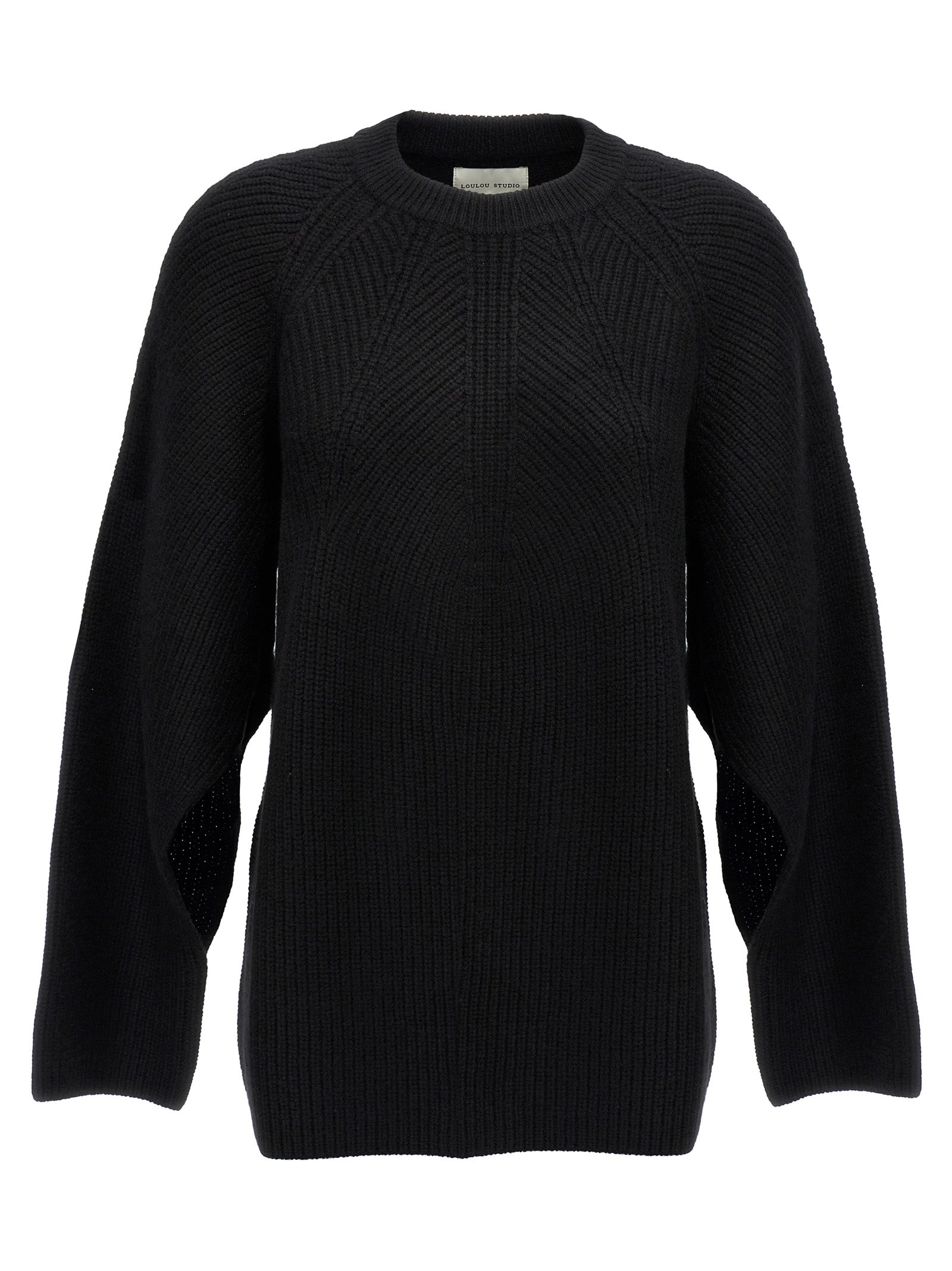 Loulou De Saison Schwarzer Kaschmir-Cardigan