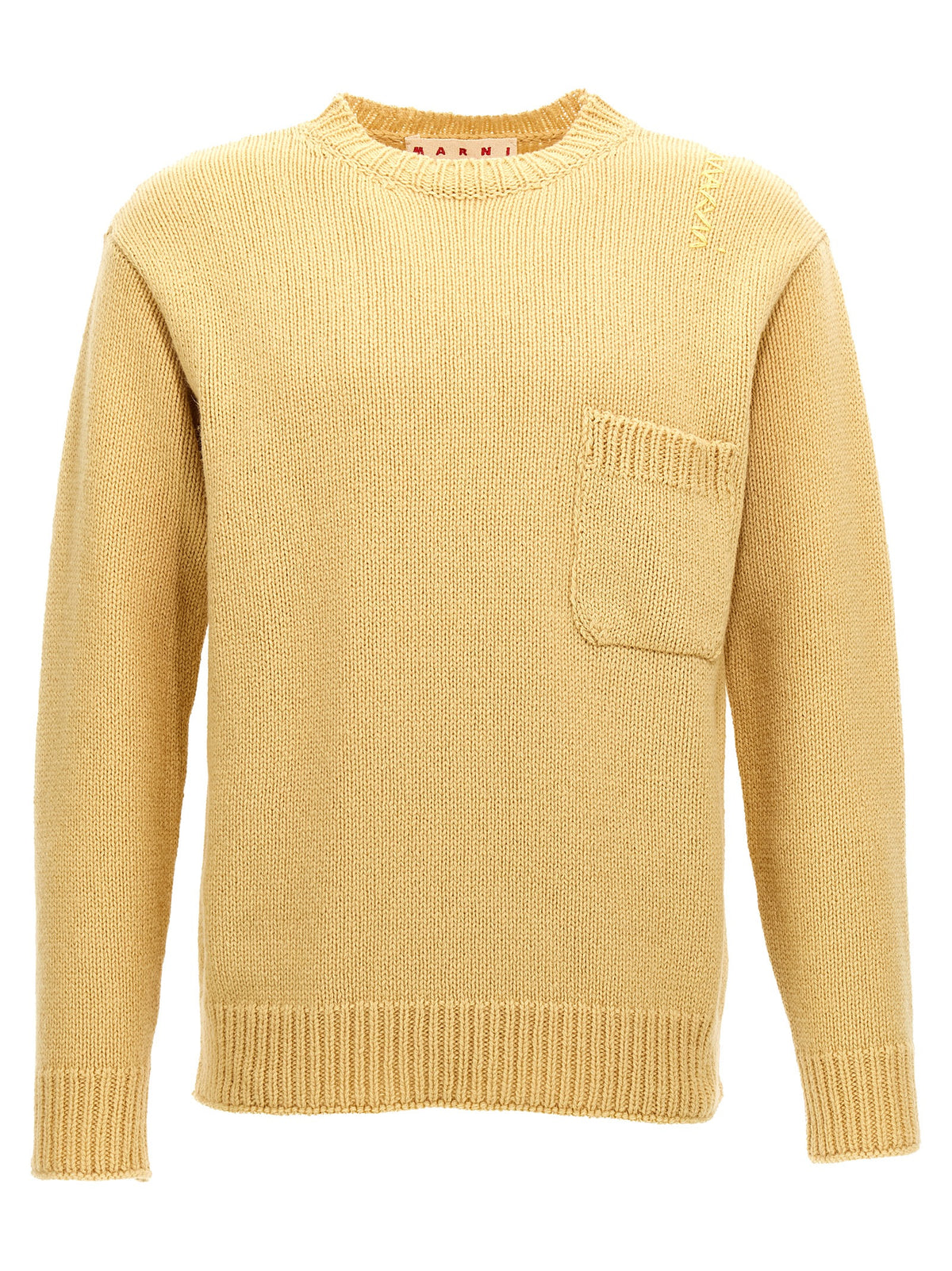 Marni Zweifarbige Wollstrickjacke