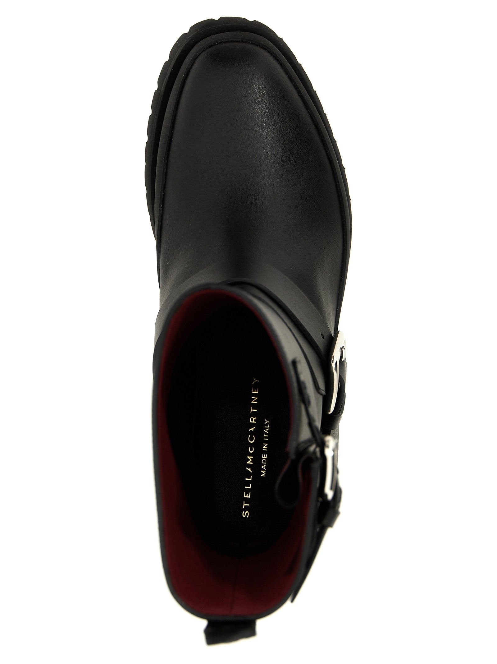 Stella McCartney Schwarze Ankle Boots aus Polyester