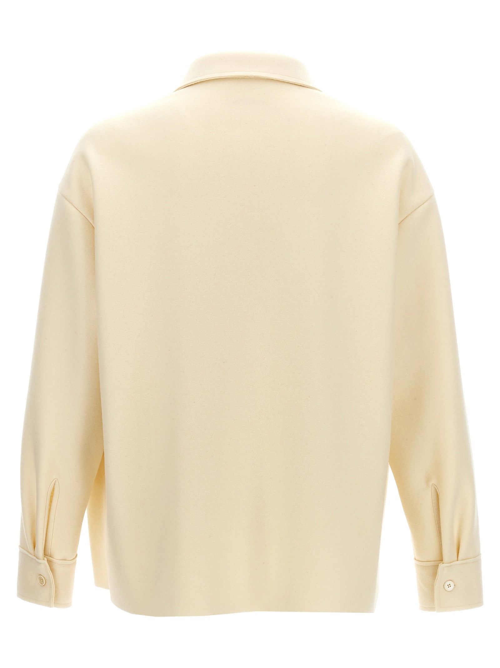 Jil Sander Weiße Wollbluse