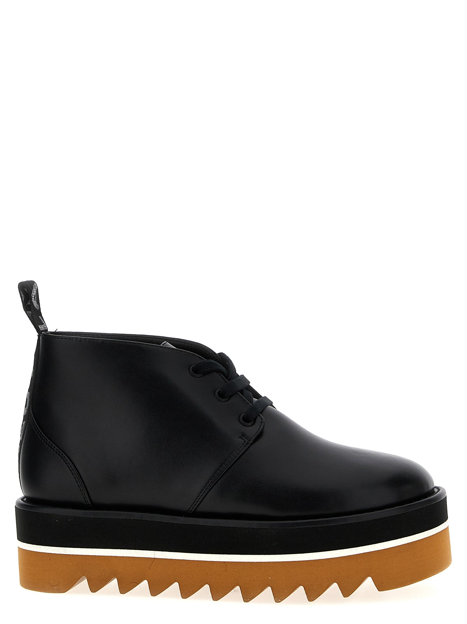 Stella McCartney Schwarze Stiefeletten aus Polyethylen