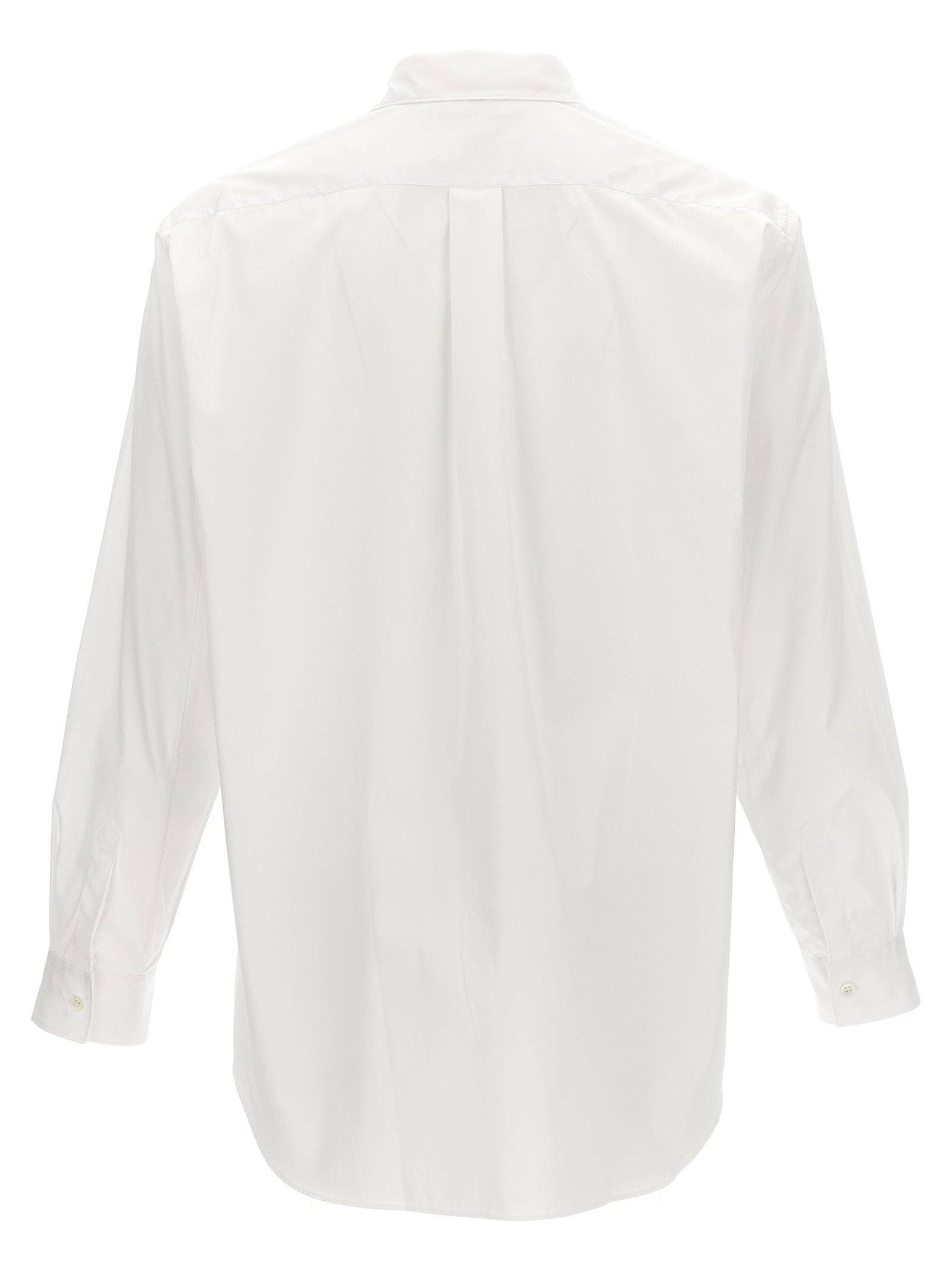 Comme Des Garçons Weiße Baumwollbluse