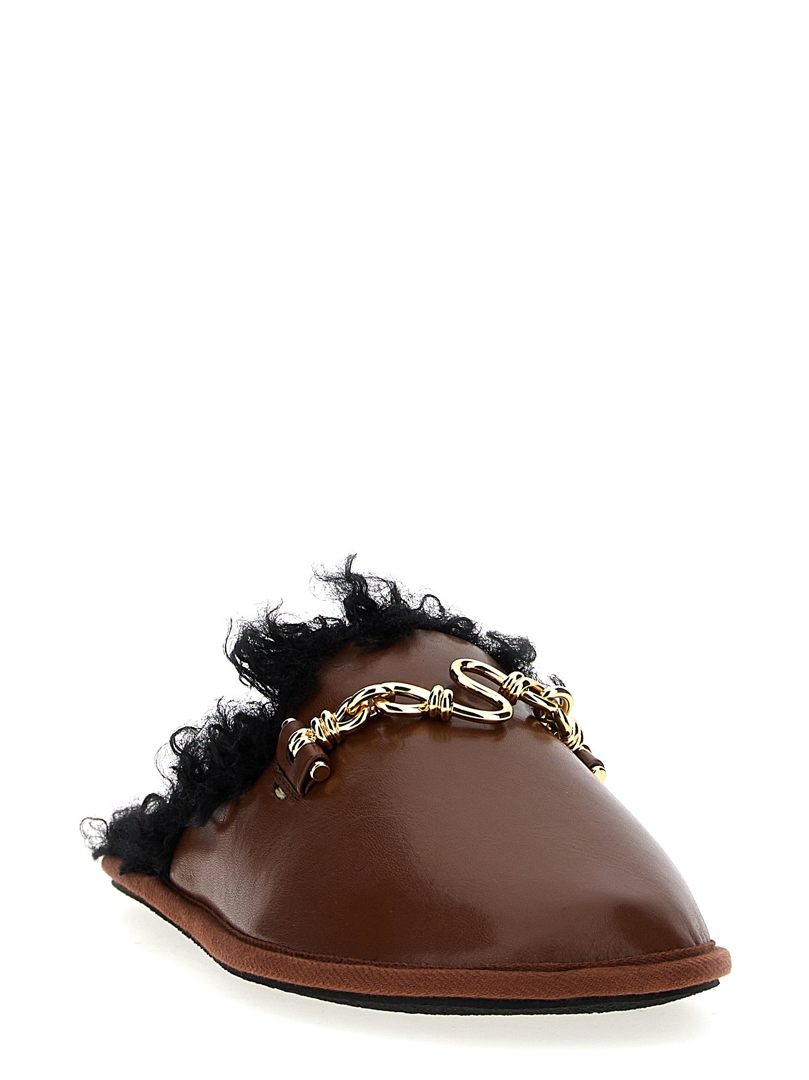 Stella McCartney Braune Mules aus Polyethylen