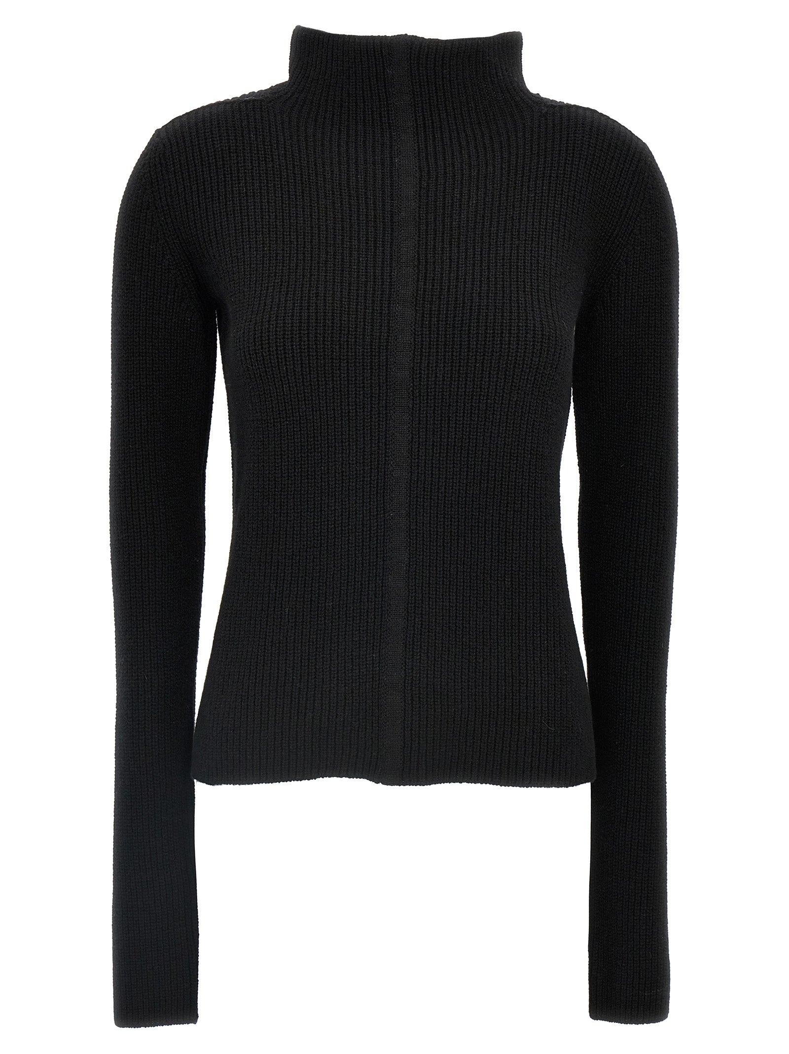 Rick Owens Schwarzer Kaschmir-Cardigan