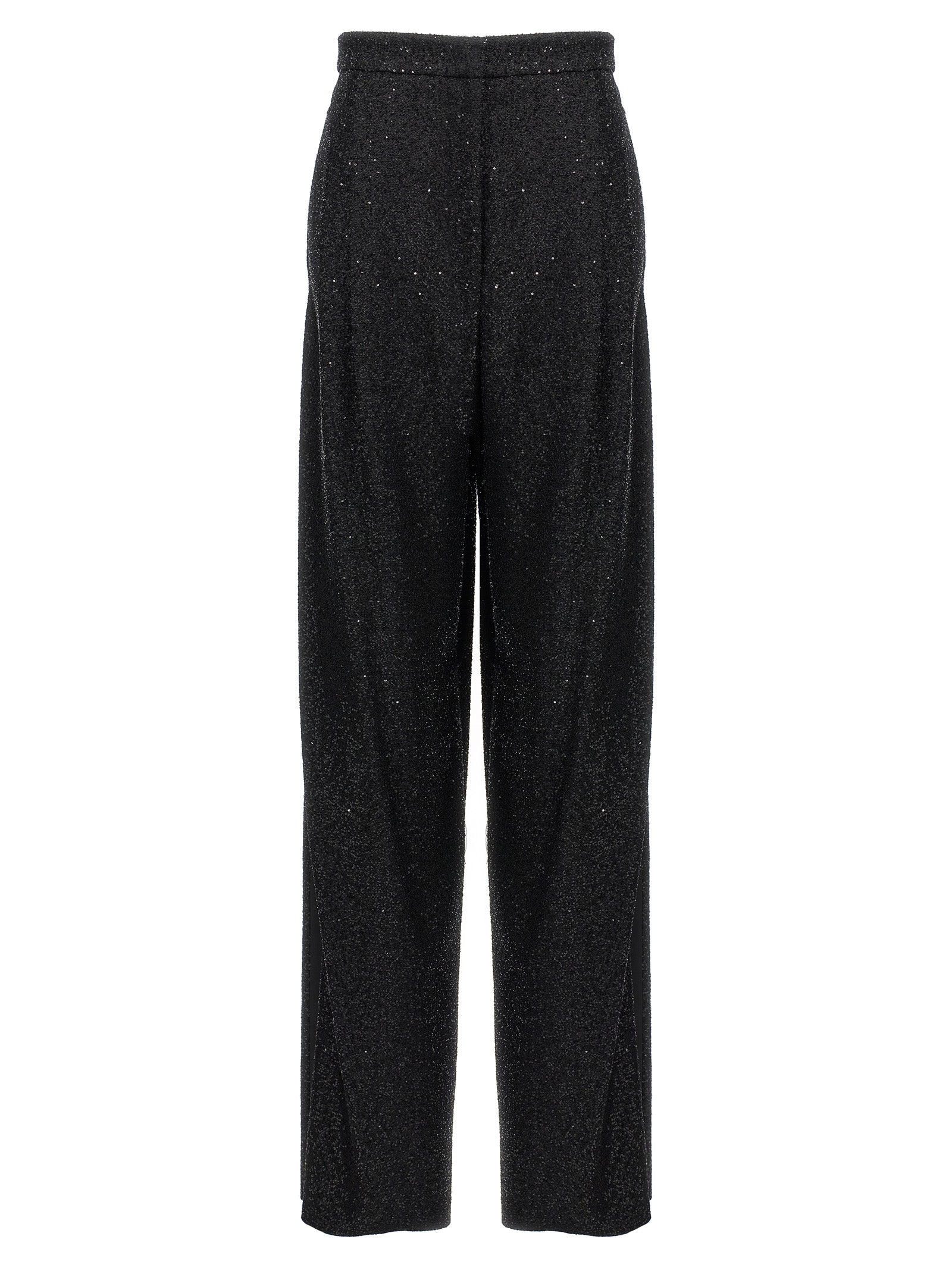 Max Mara Schwarze Viskose-Anzughose
