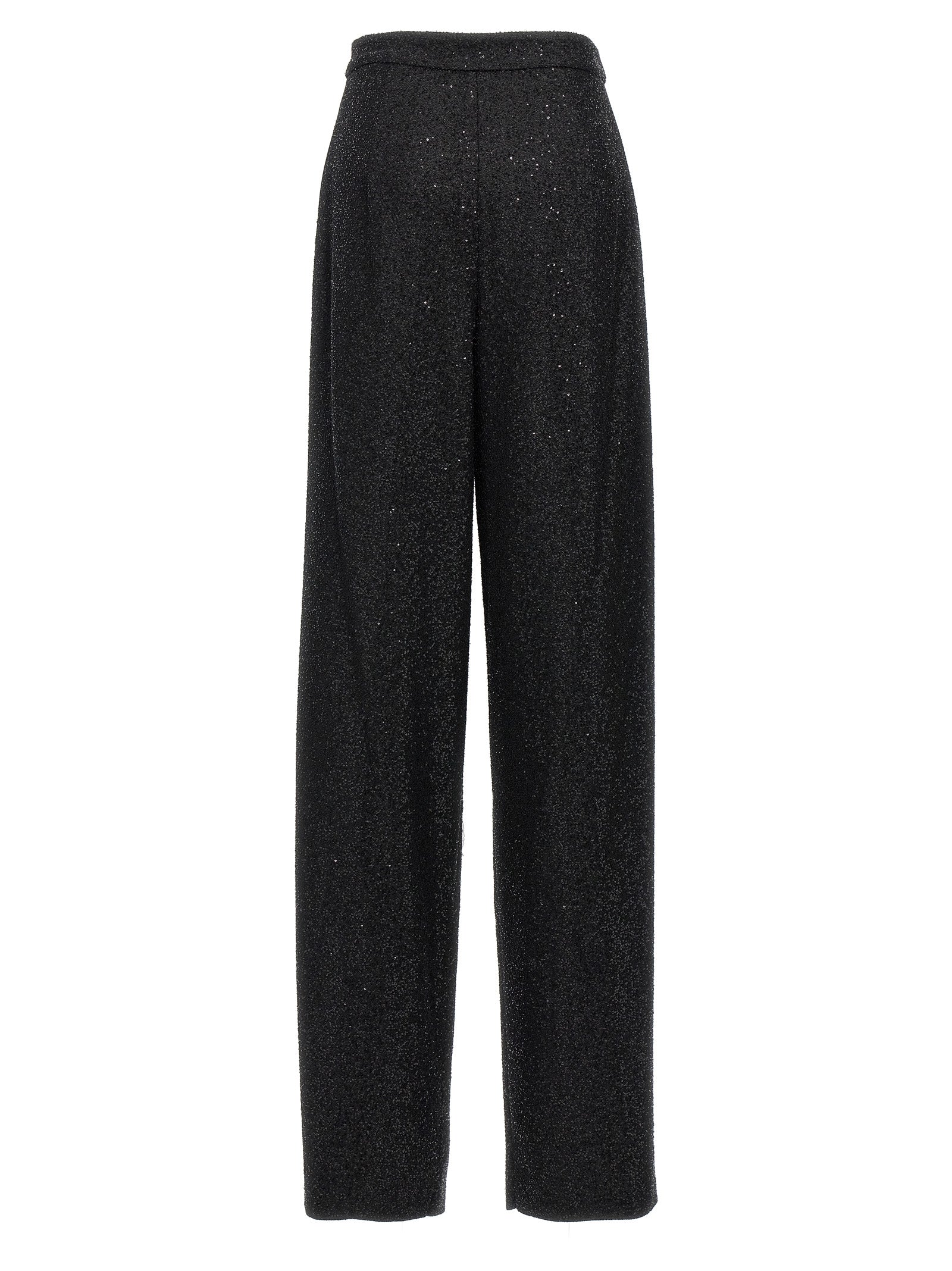Max Mara Schwarze Viskose-Anzughose