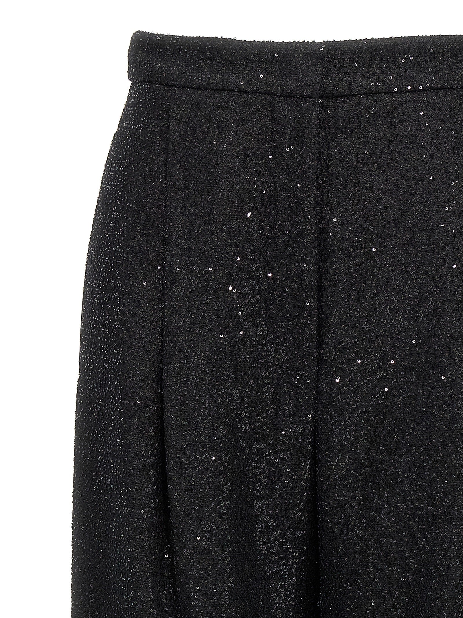 Max Mara Schwarze Viskose-Anzughose