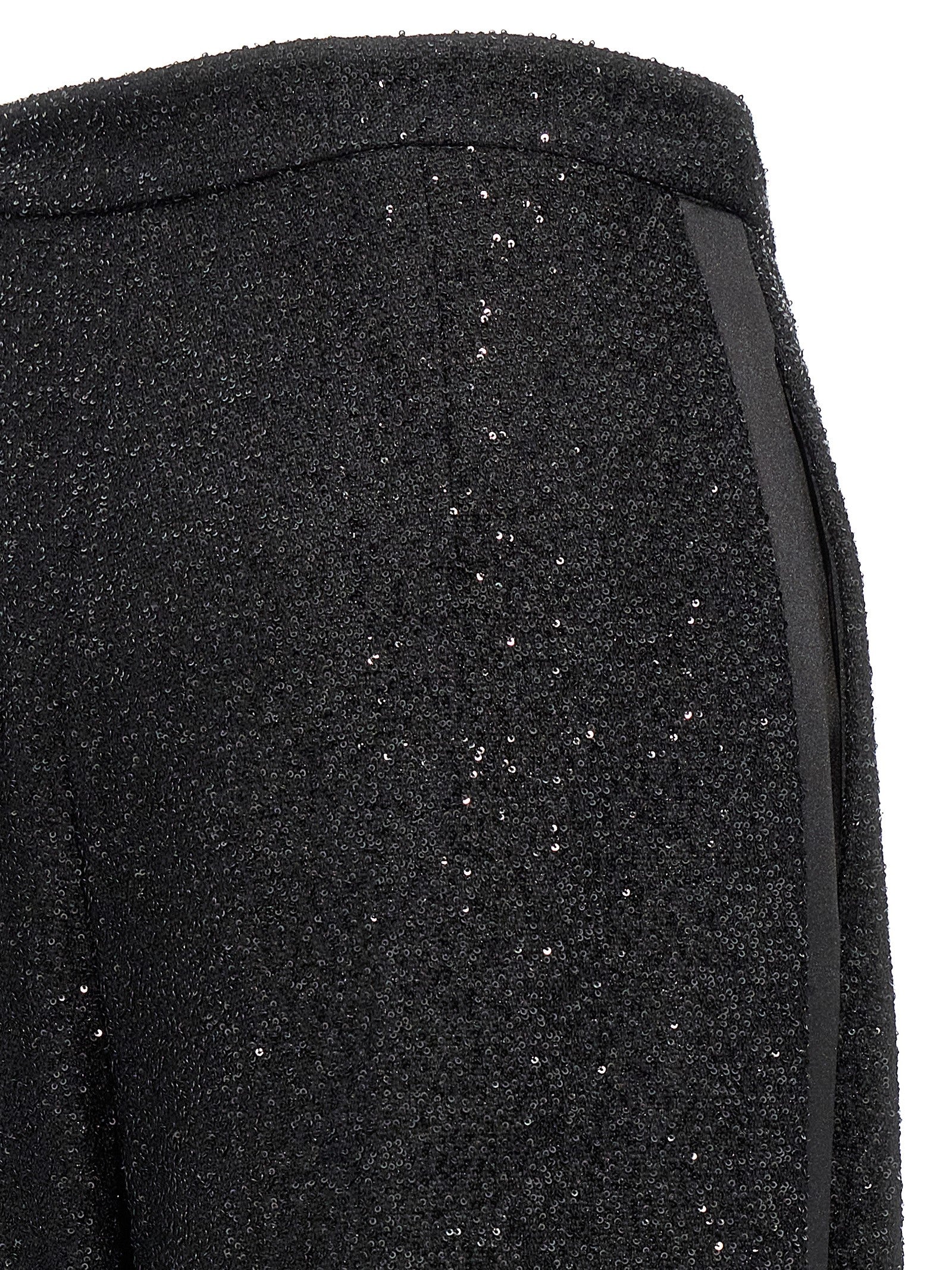 Max Mara Schwarze Viskose-Anzughose