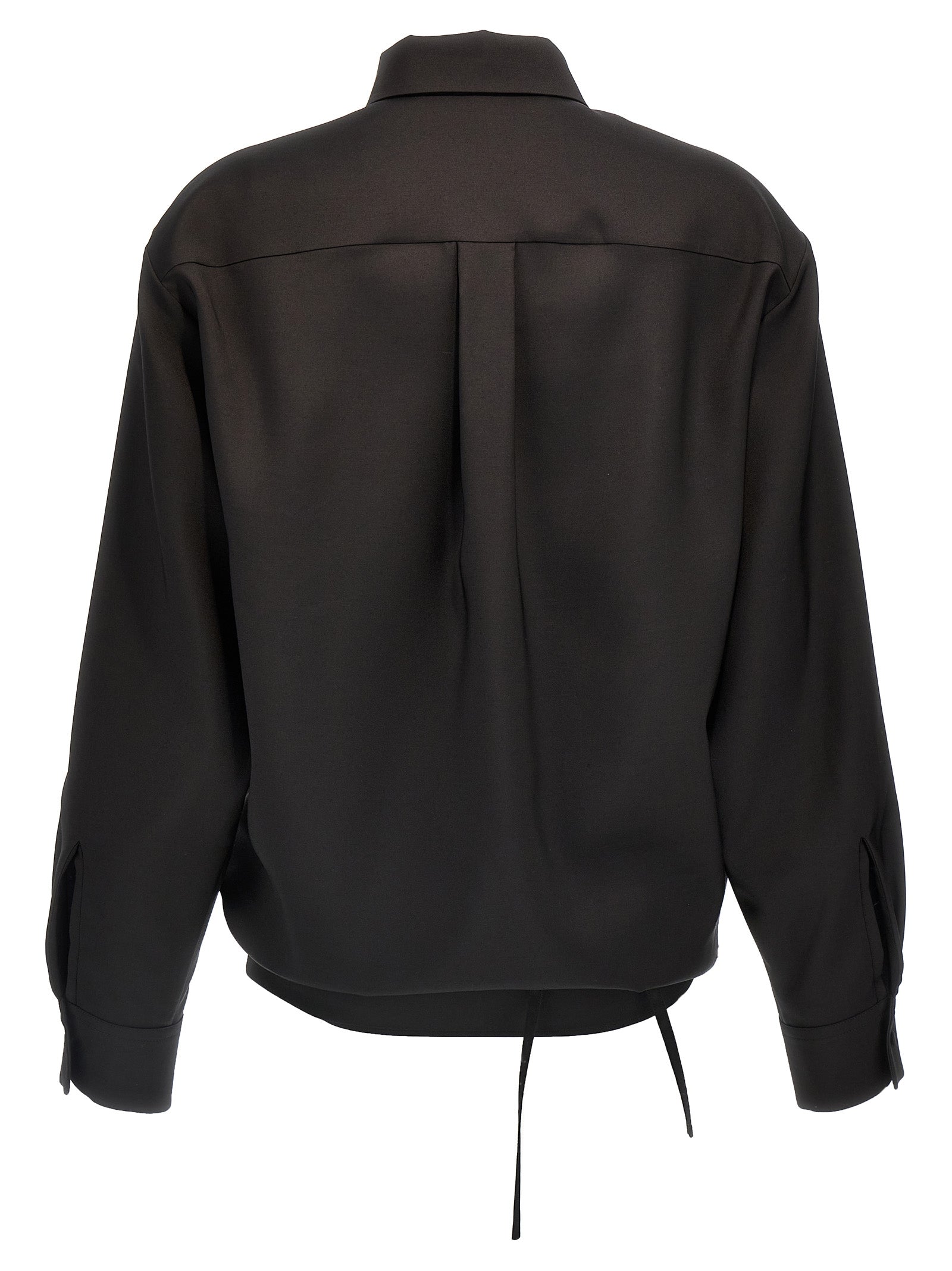 Valentino Garavani Schwarze Wollbluse
