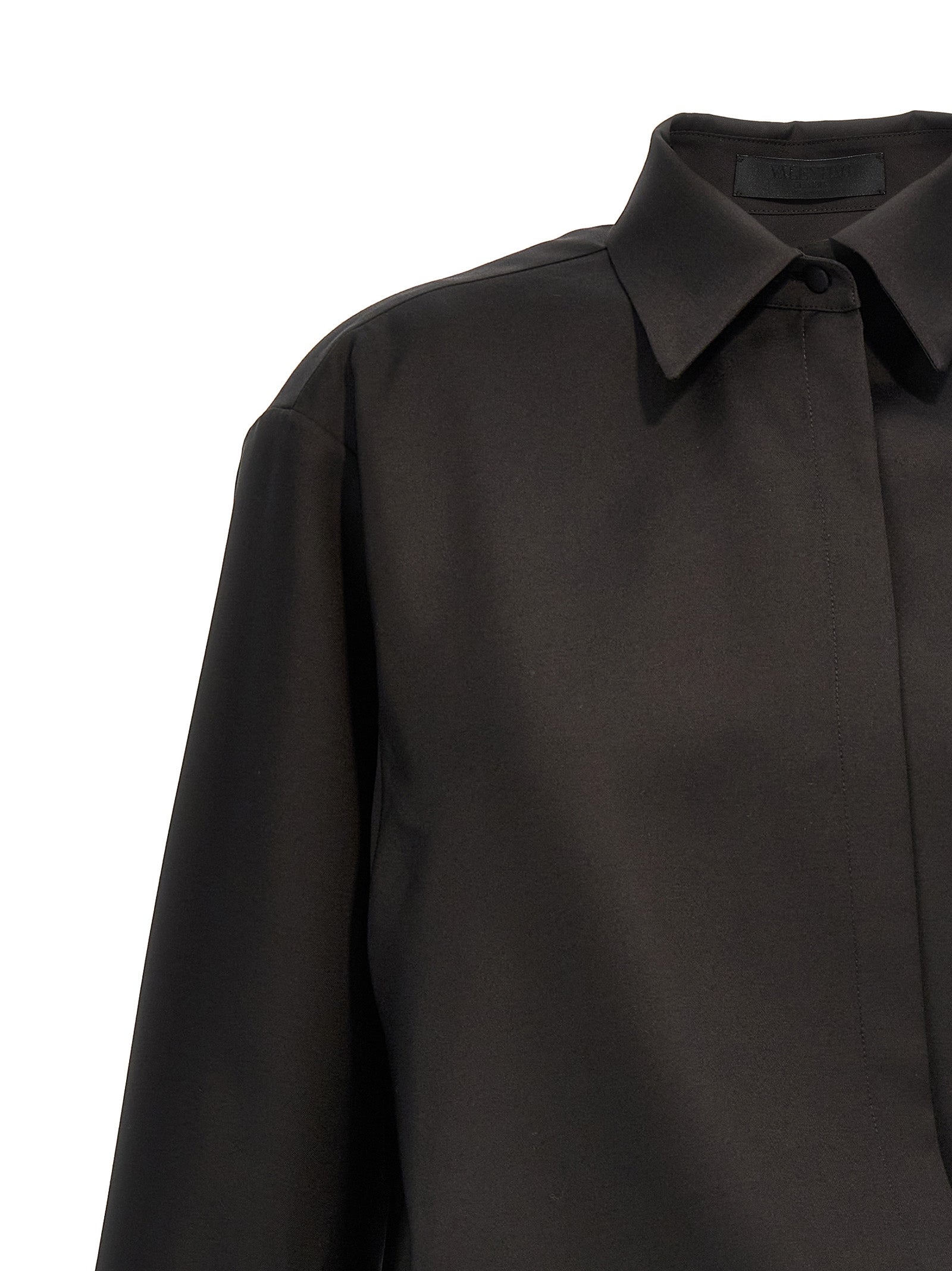 Valentino Garavani Schwarze Wollbluse