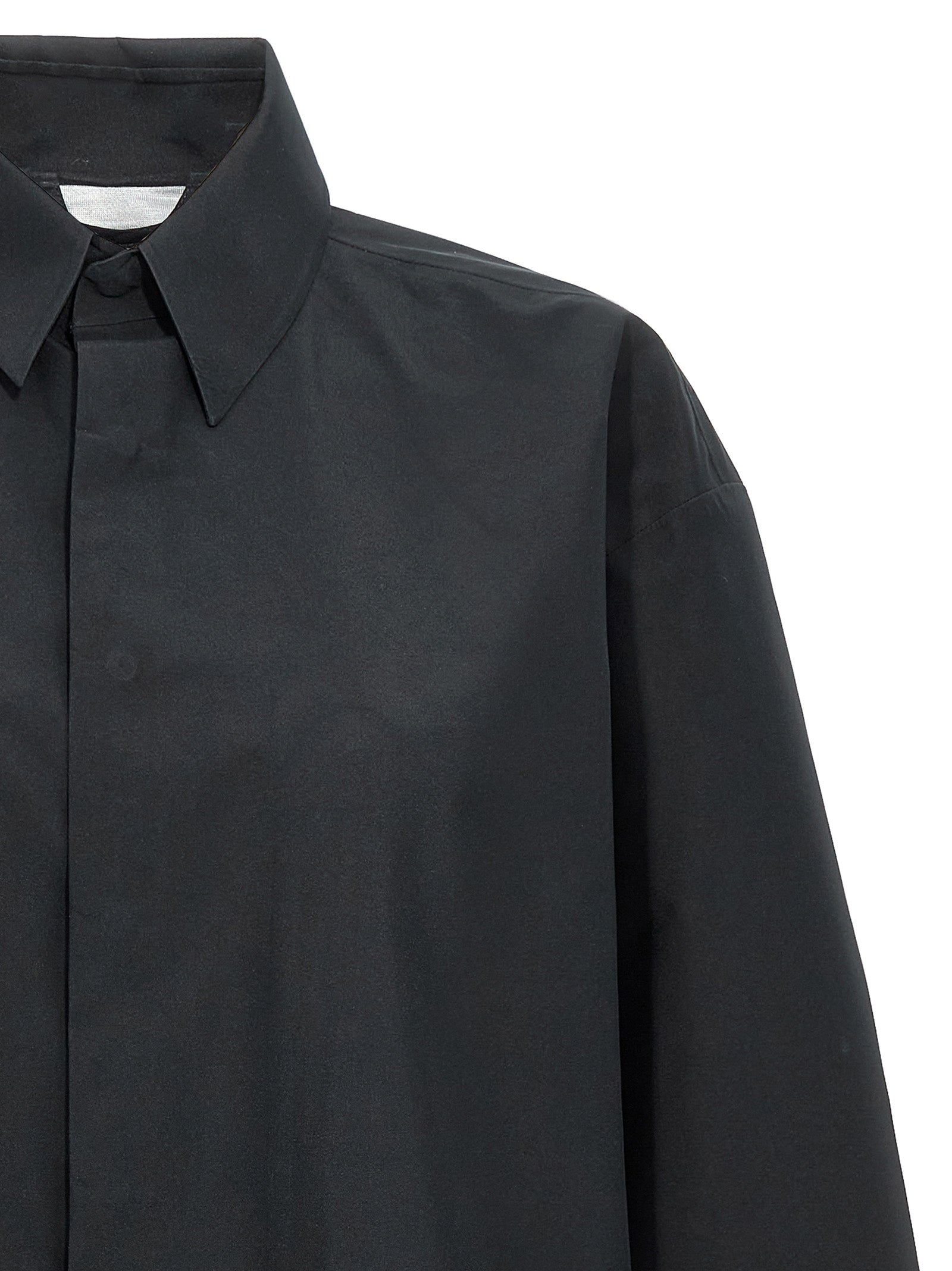 MM6 Maison Margiela Schwarze Bluse aus Polyester