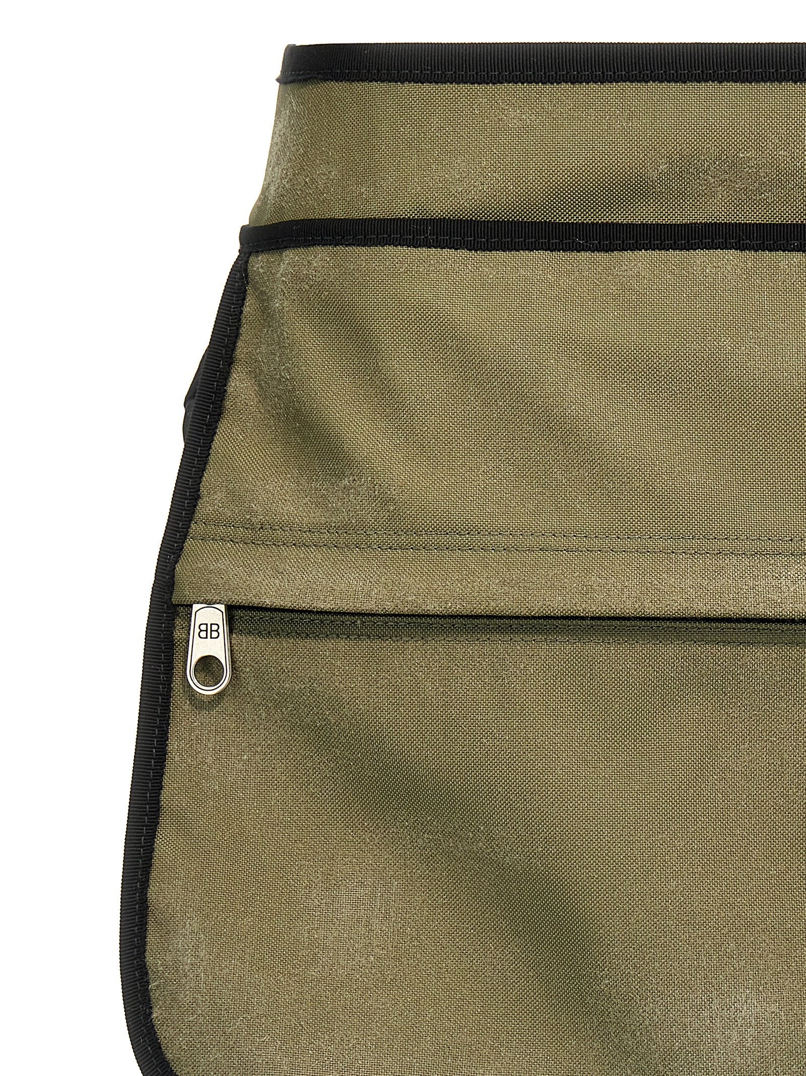 Balenciaga Zweifarbiger Rock aus Polyamid
