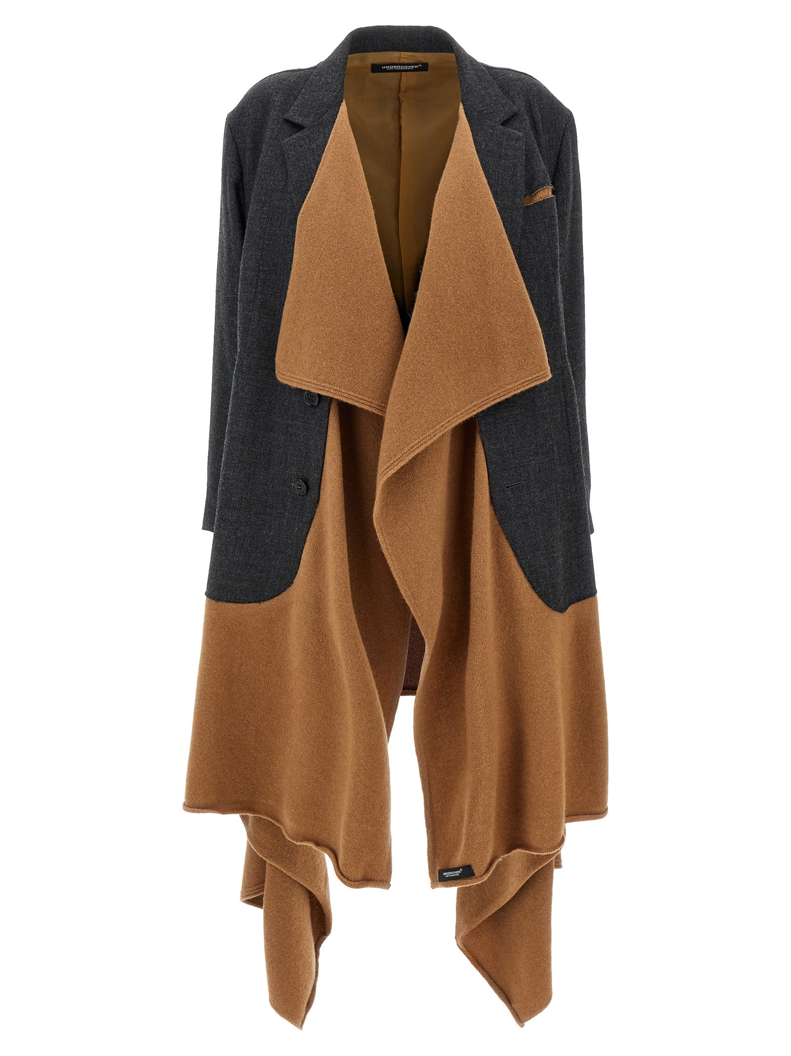 Undercover Mehrfarbiger Wollmantel