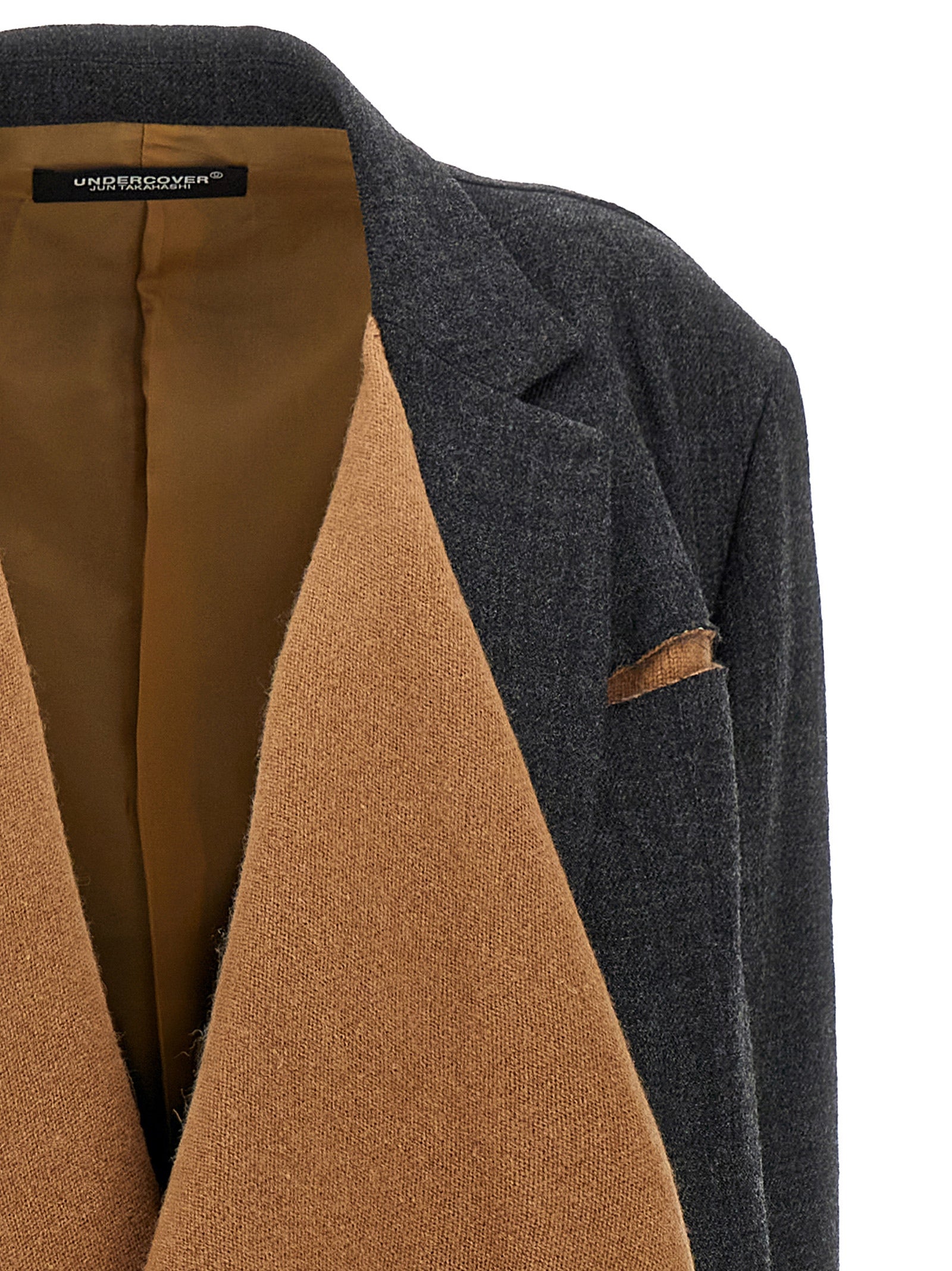 Undercover Mehrfarbiger Wollmantel