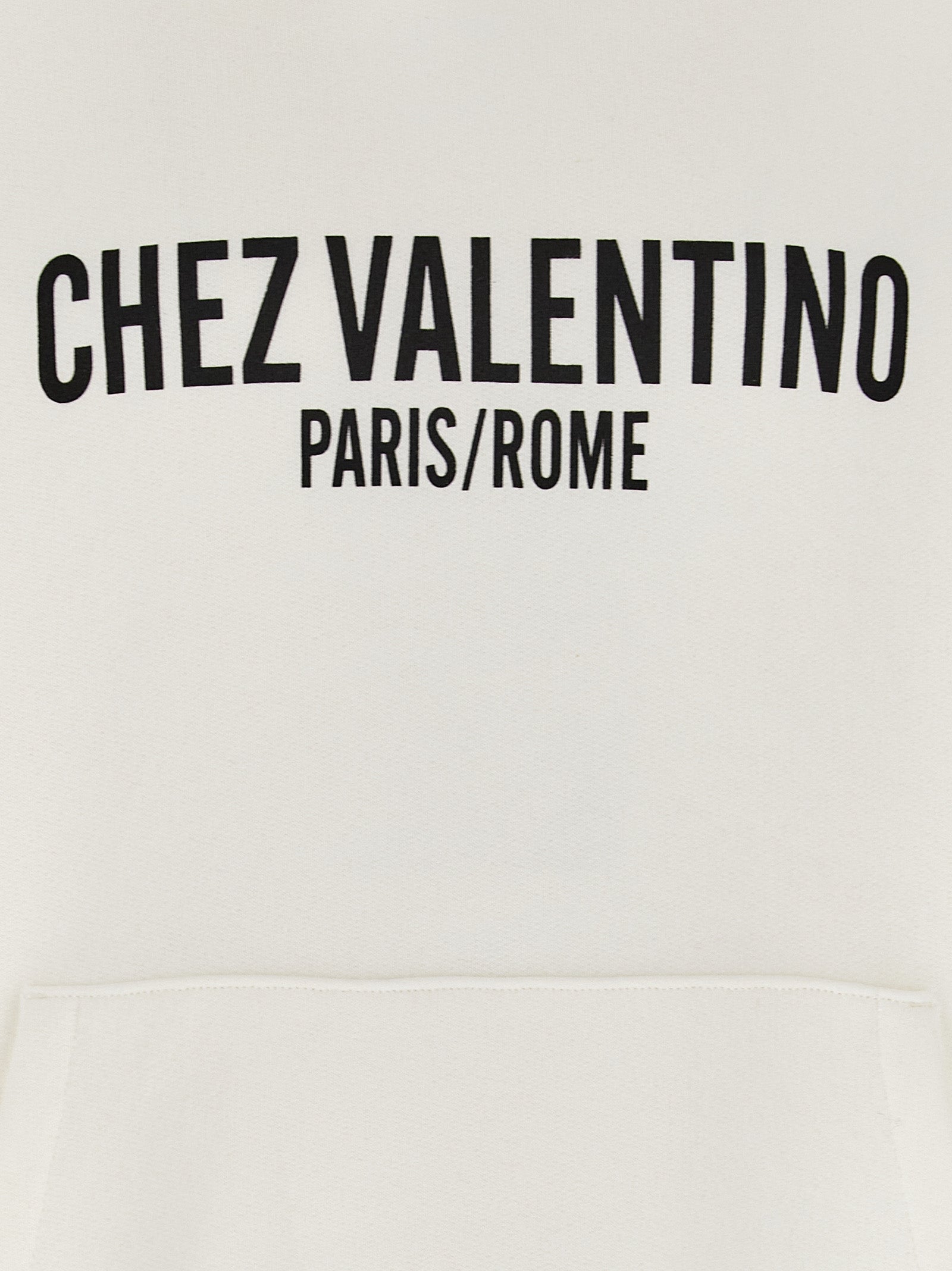Valentino Garavani Weißes Baumwoll-Sweatshirt
