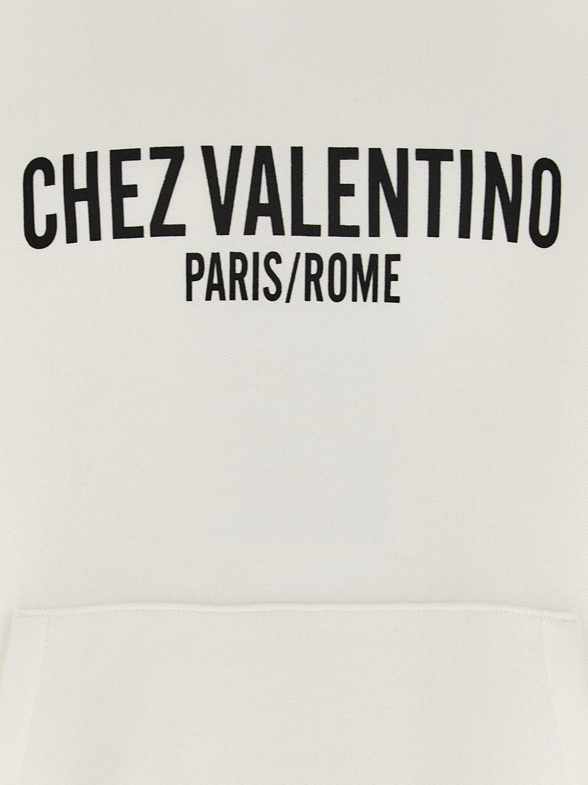 Valentino Garavani Weißes Baumwoll-Sweatshirt