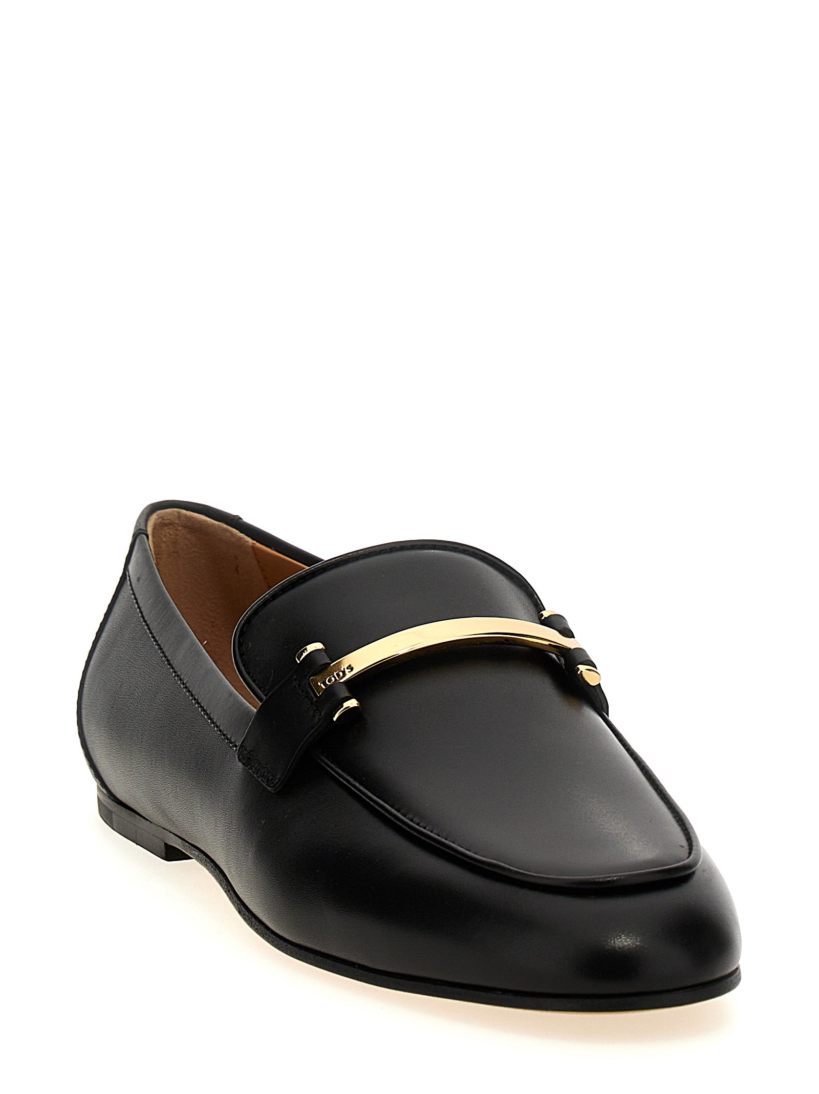 Tod's Schwarze Loafer aus Kalbsleder zum Hineinschlüpfen