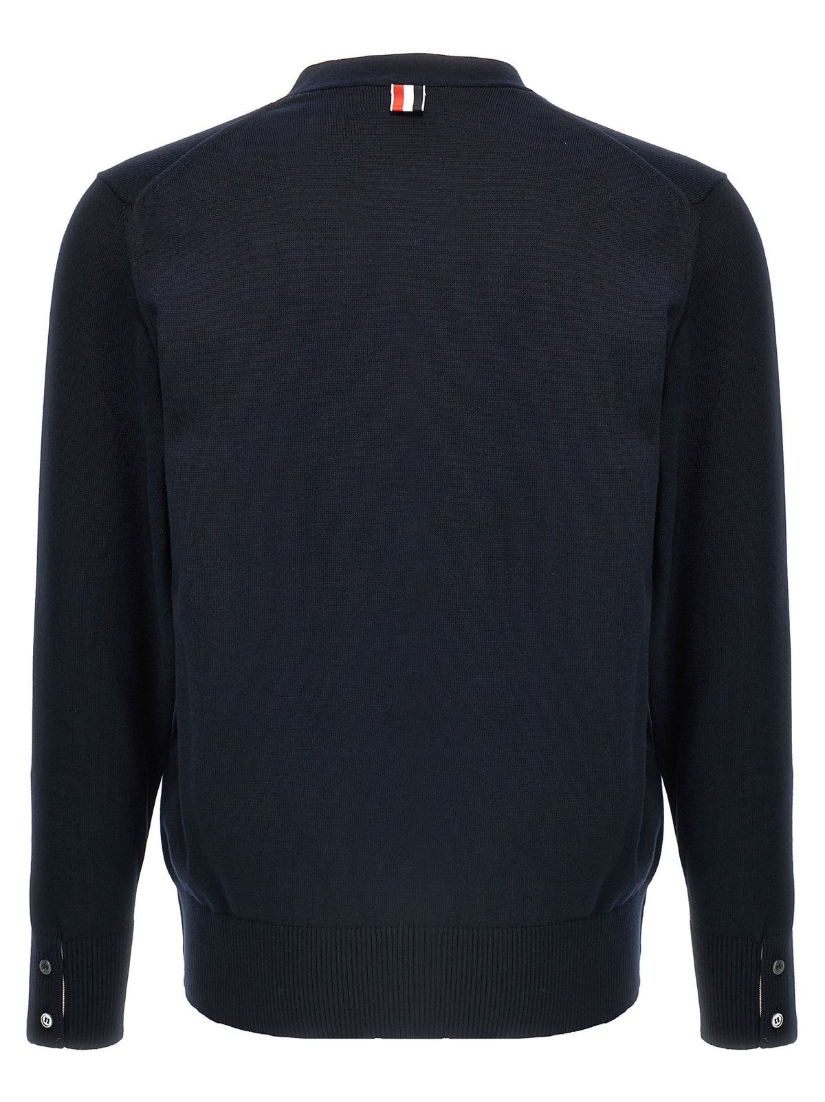 Thom Browne Blauer Baumwollcardigan