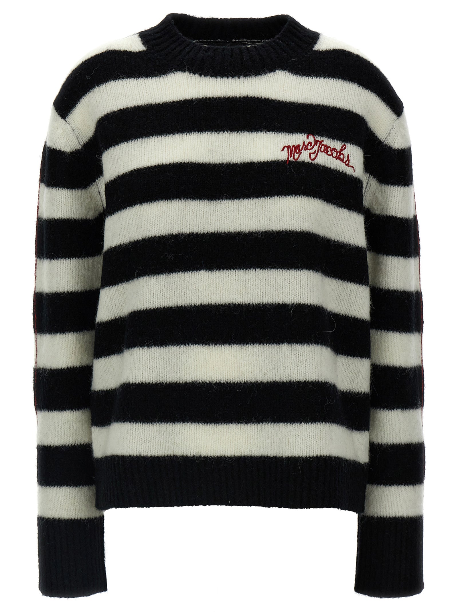 Marc Jacobs Zweifarbige Wollstrickjacke