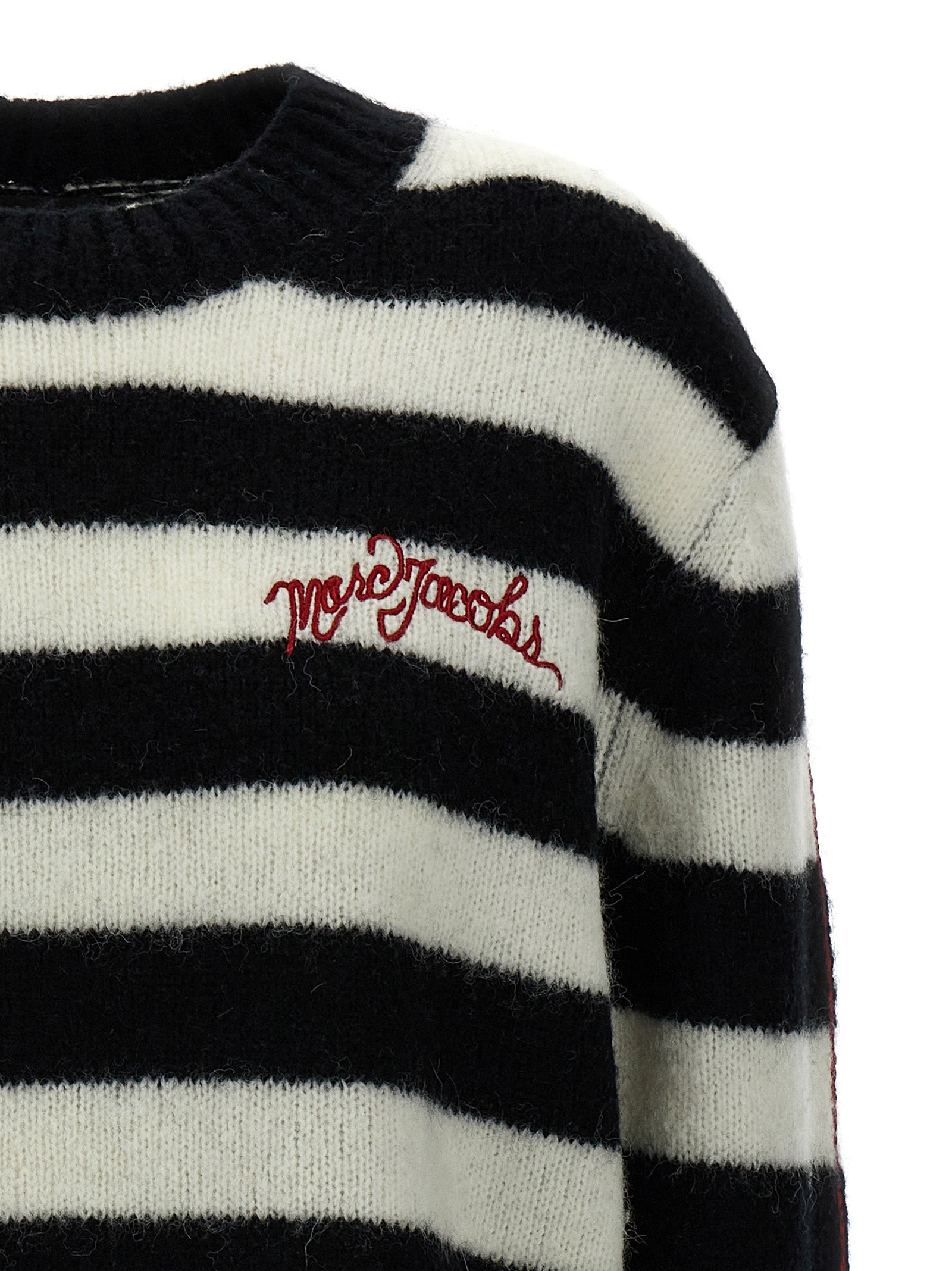Marc Jacobs Zweifarbige Wollstrickjacke