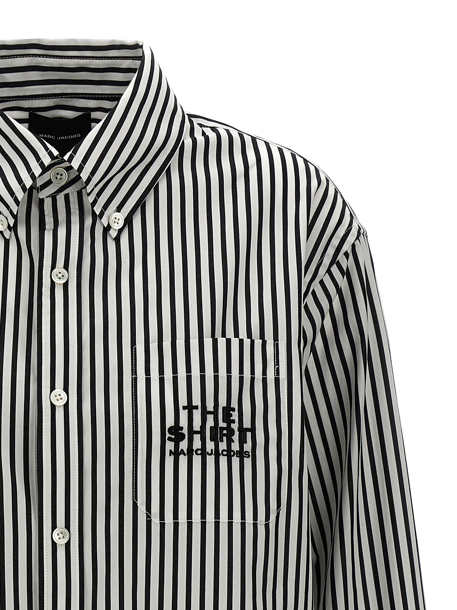 Marc Jacobs Zweifarbige Baumwollbluse