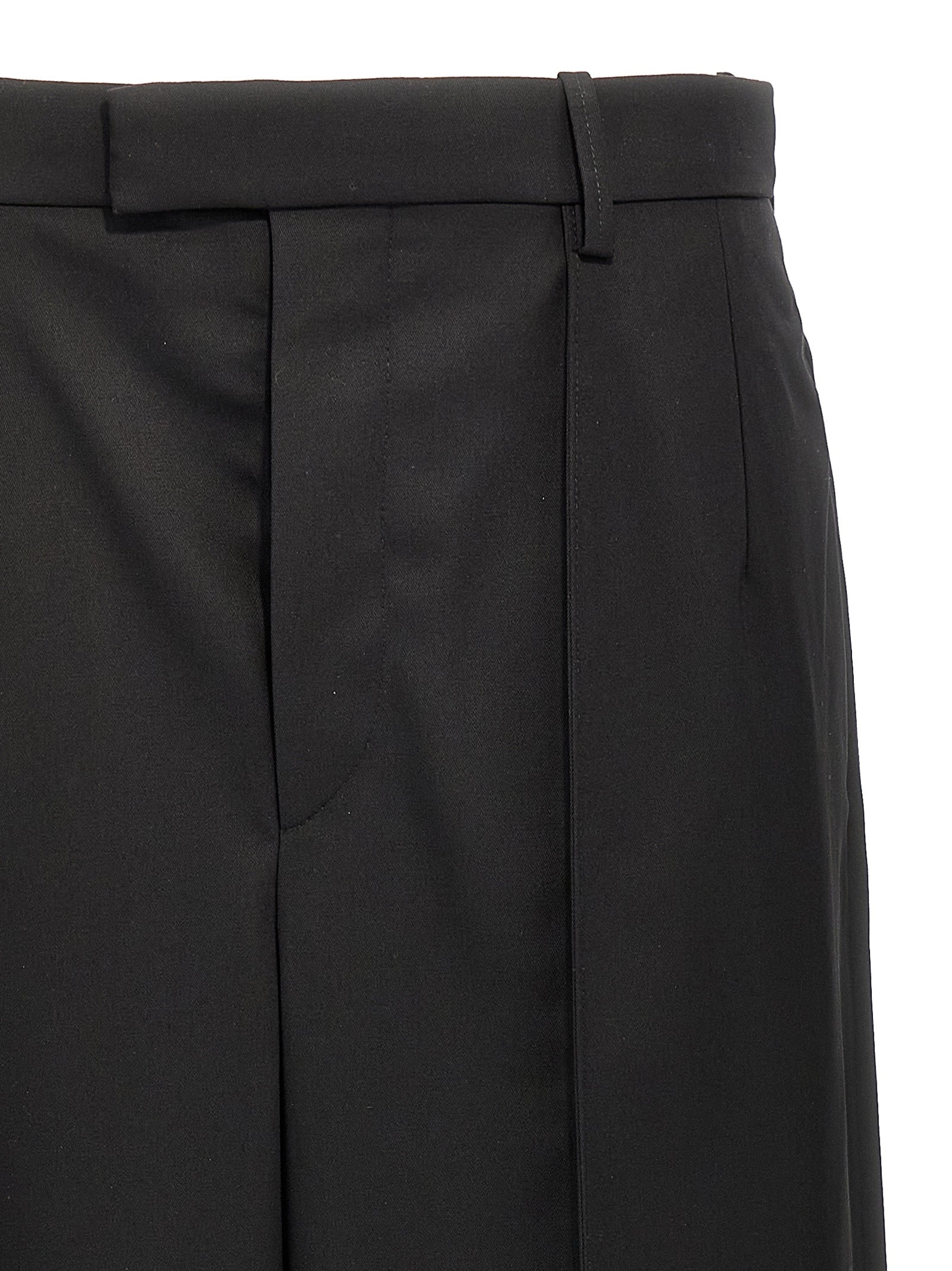 Wardrobe.Nyc Schwarze Woll-Freizeithose
