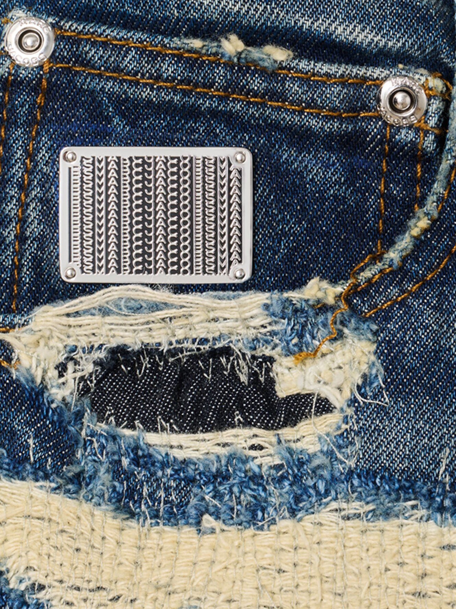 Marc Jacobs Blaue Jeans aus Baumwolle im geraden Schnitt