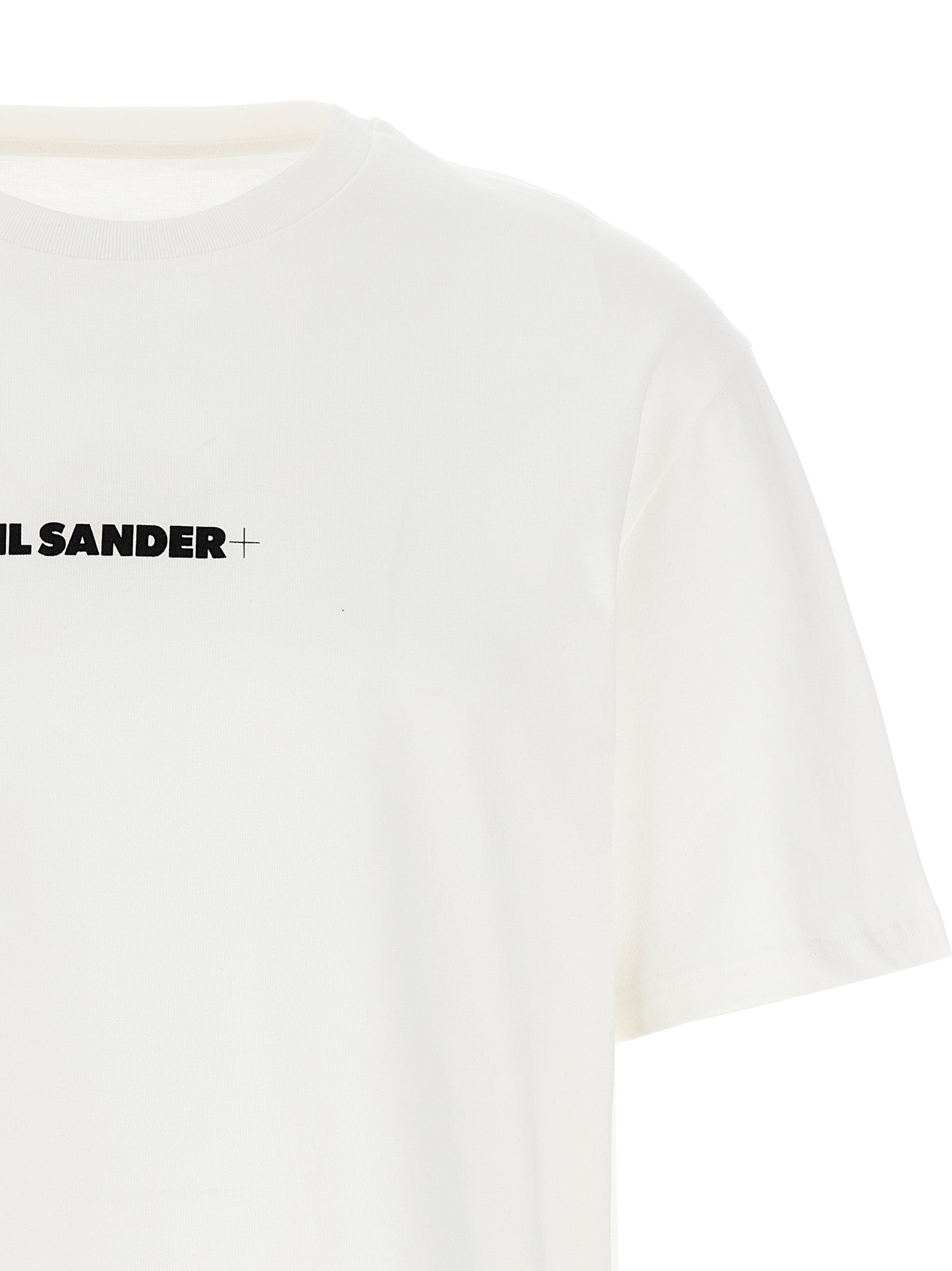 Jil Sander Weißes Baumwoll-T-Shirt