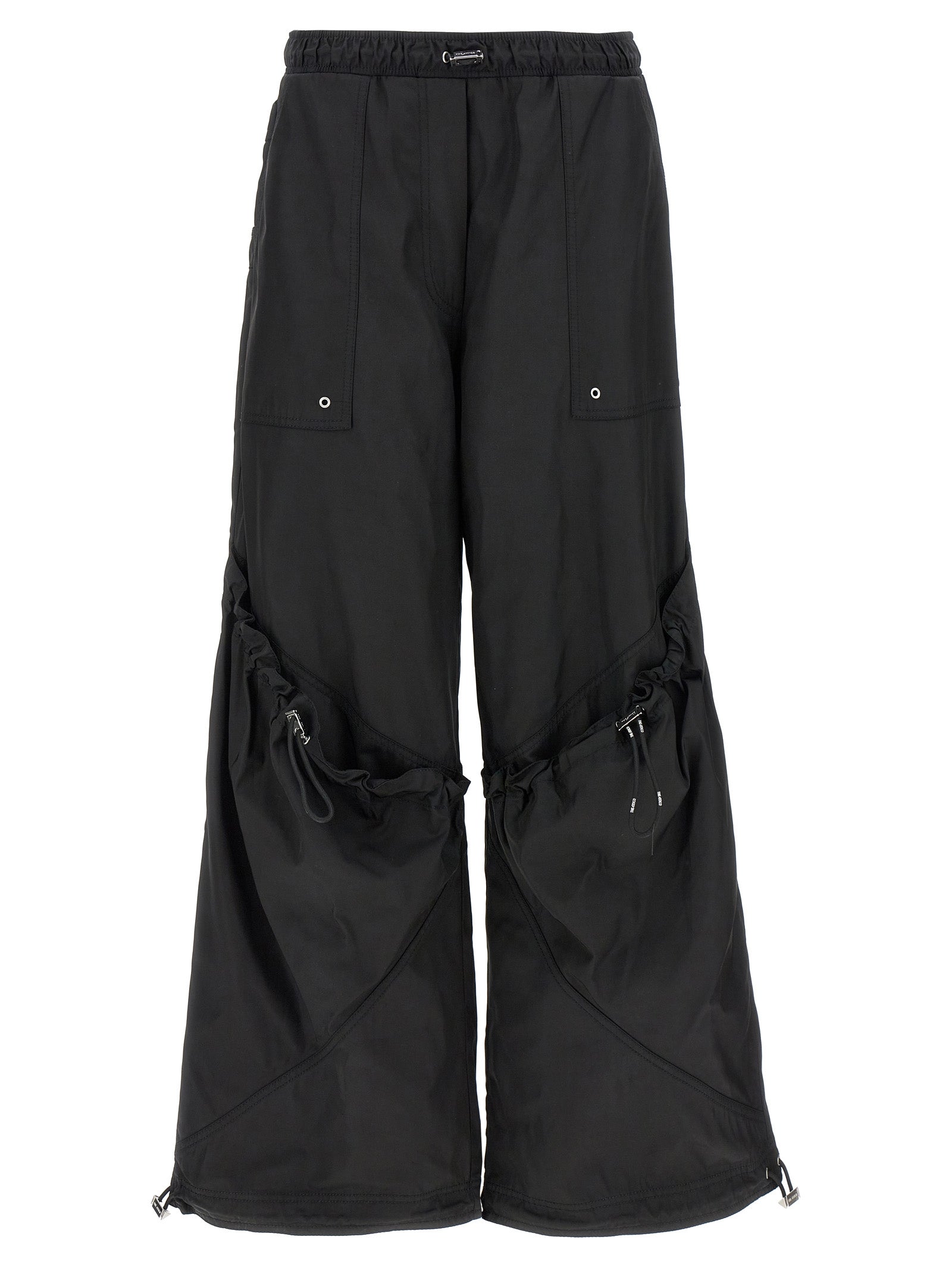 The Attico Schwarze Freizeithose aus Polyester