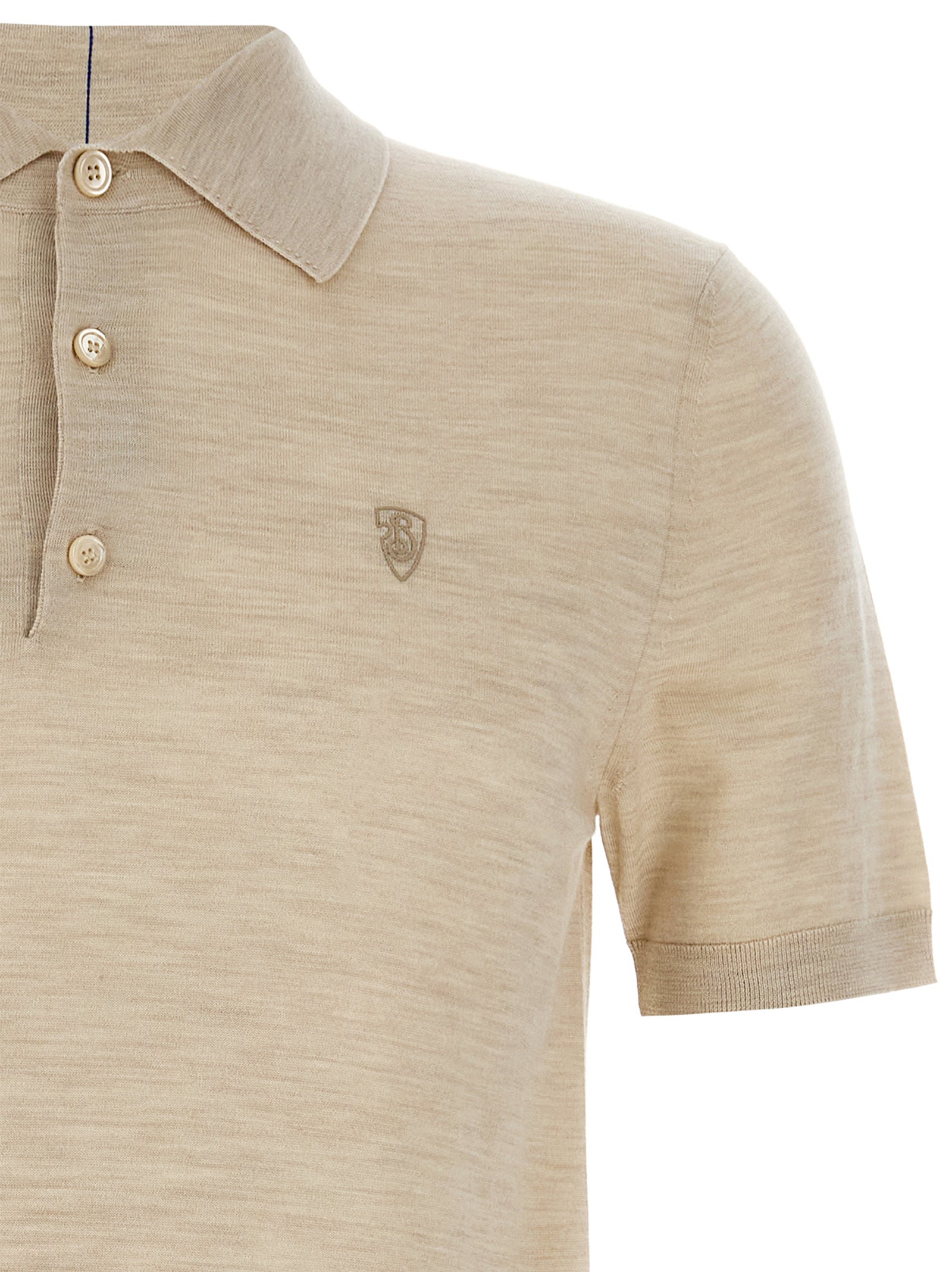 Burberry Beige Woll-Poloshirt