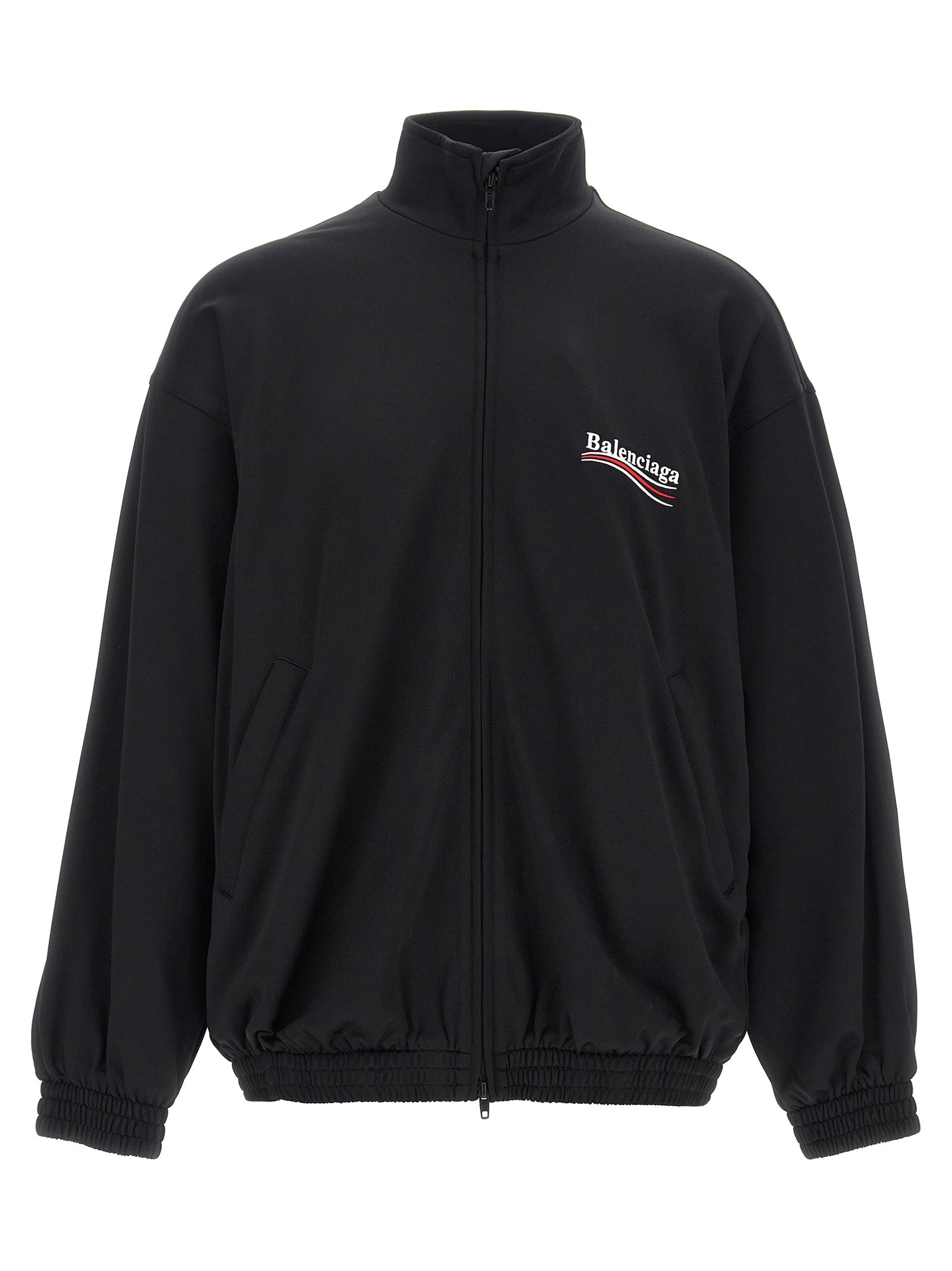 Balenciaga Schwarzes Polyamid-Sweatshirt
