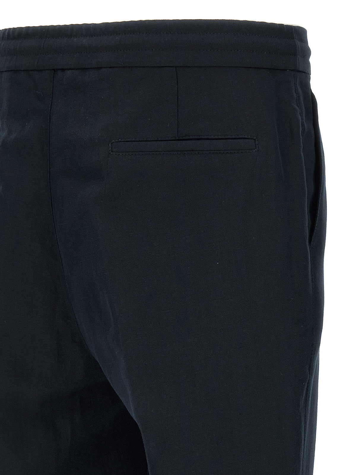 Brunello Cucinelli Blaue Leinenhose