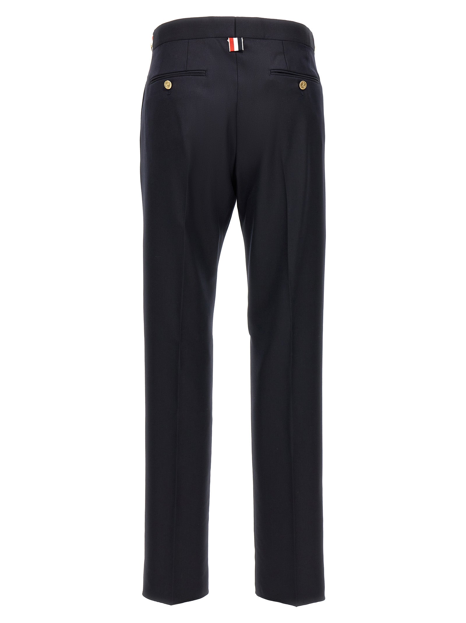 Thom Browne Blaue Wollhose