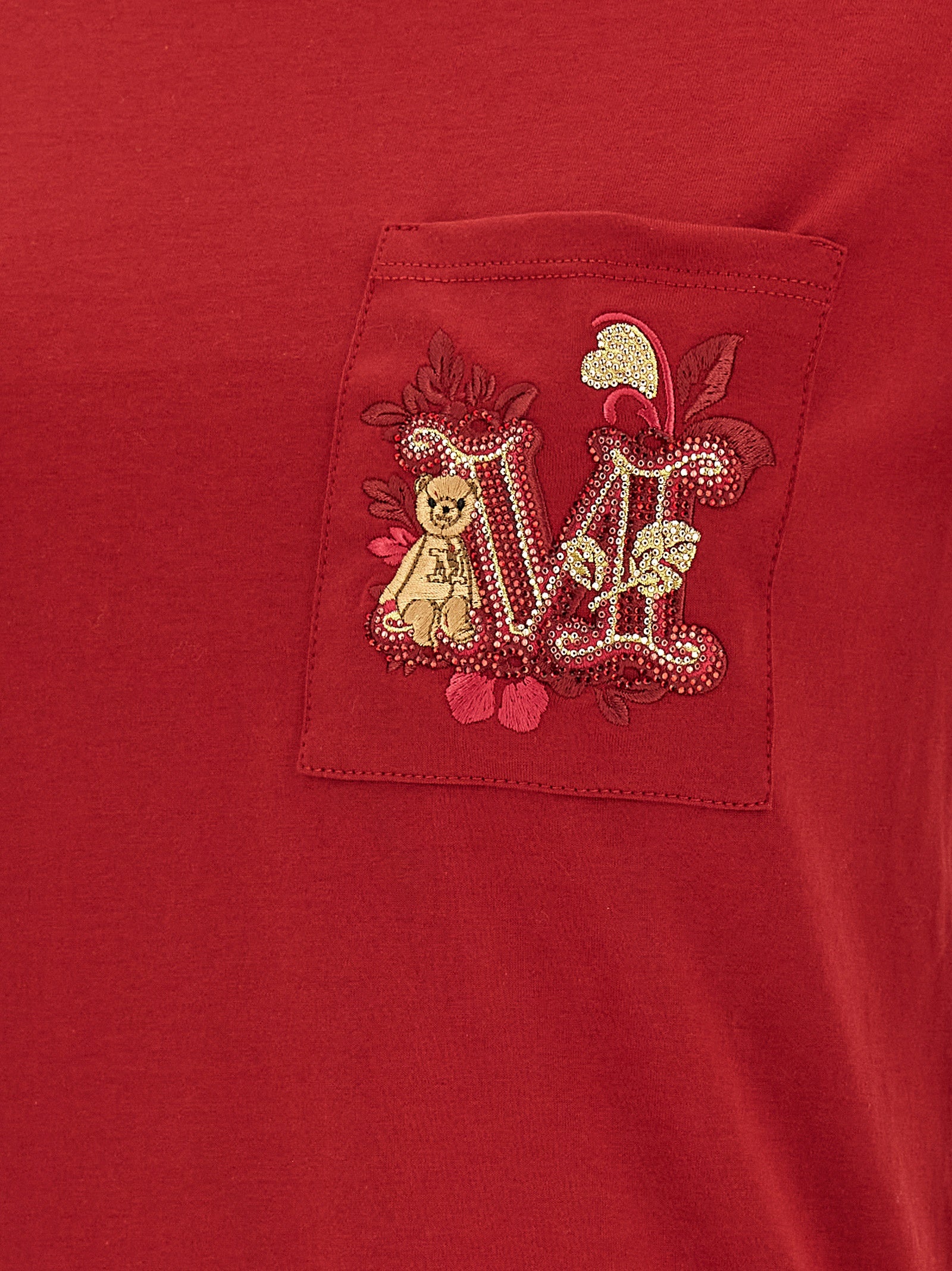 Max Mara Mehrfarbiges Baumwoll-T-Shirt