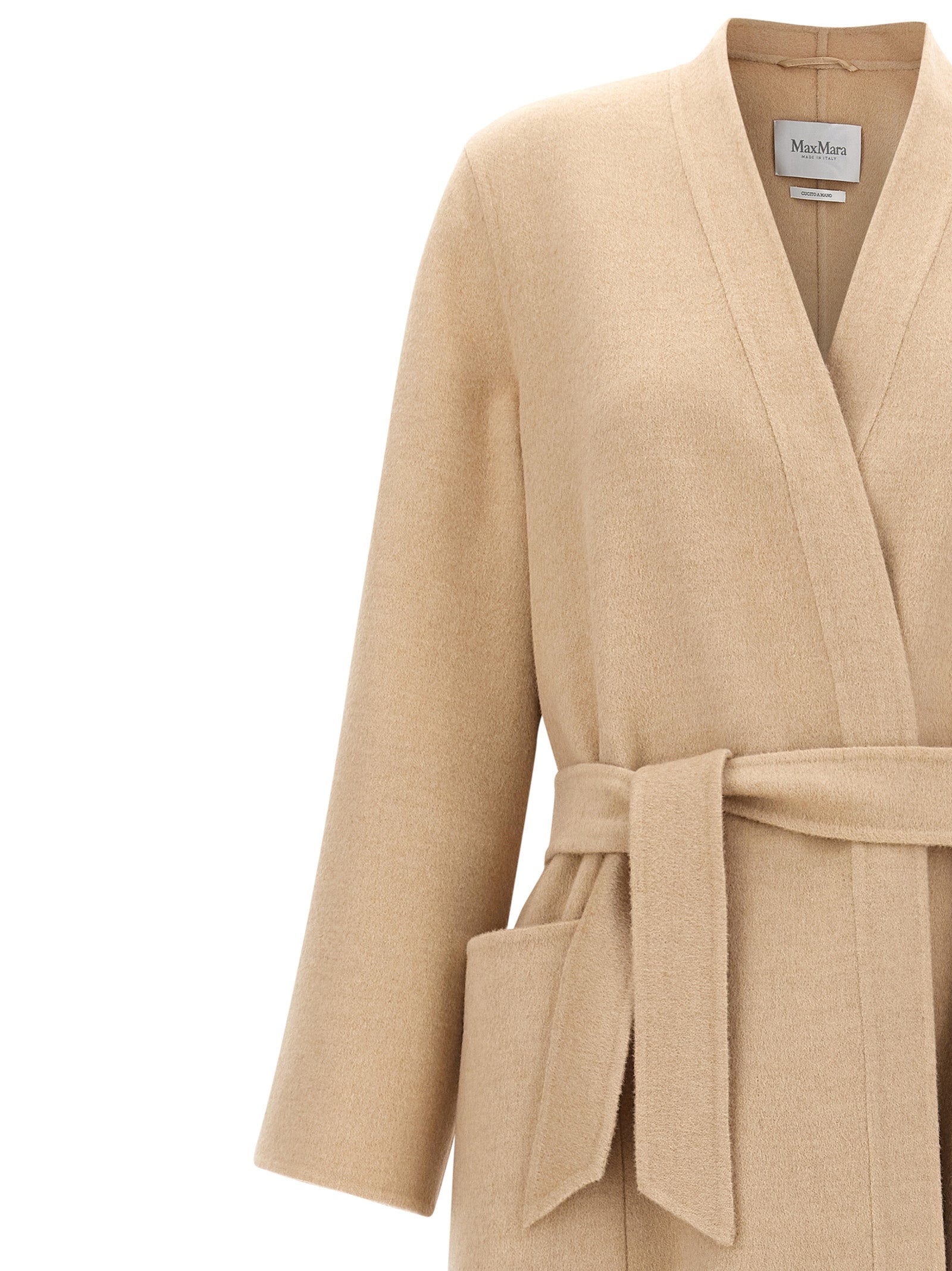 Max Mara Beiger Wollmantel