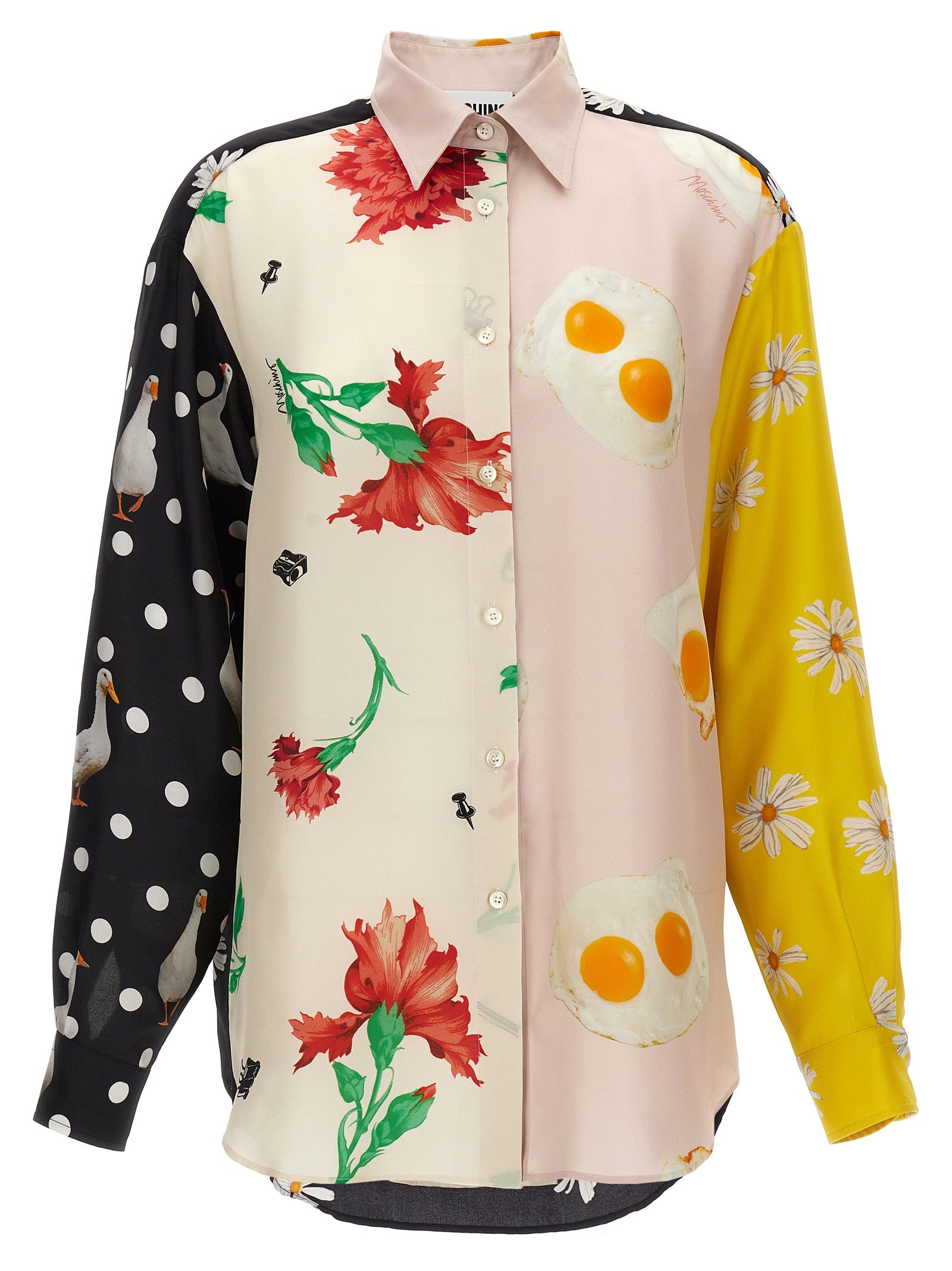 Moschino Mehrfarbige Seidenbluse