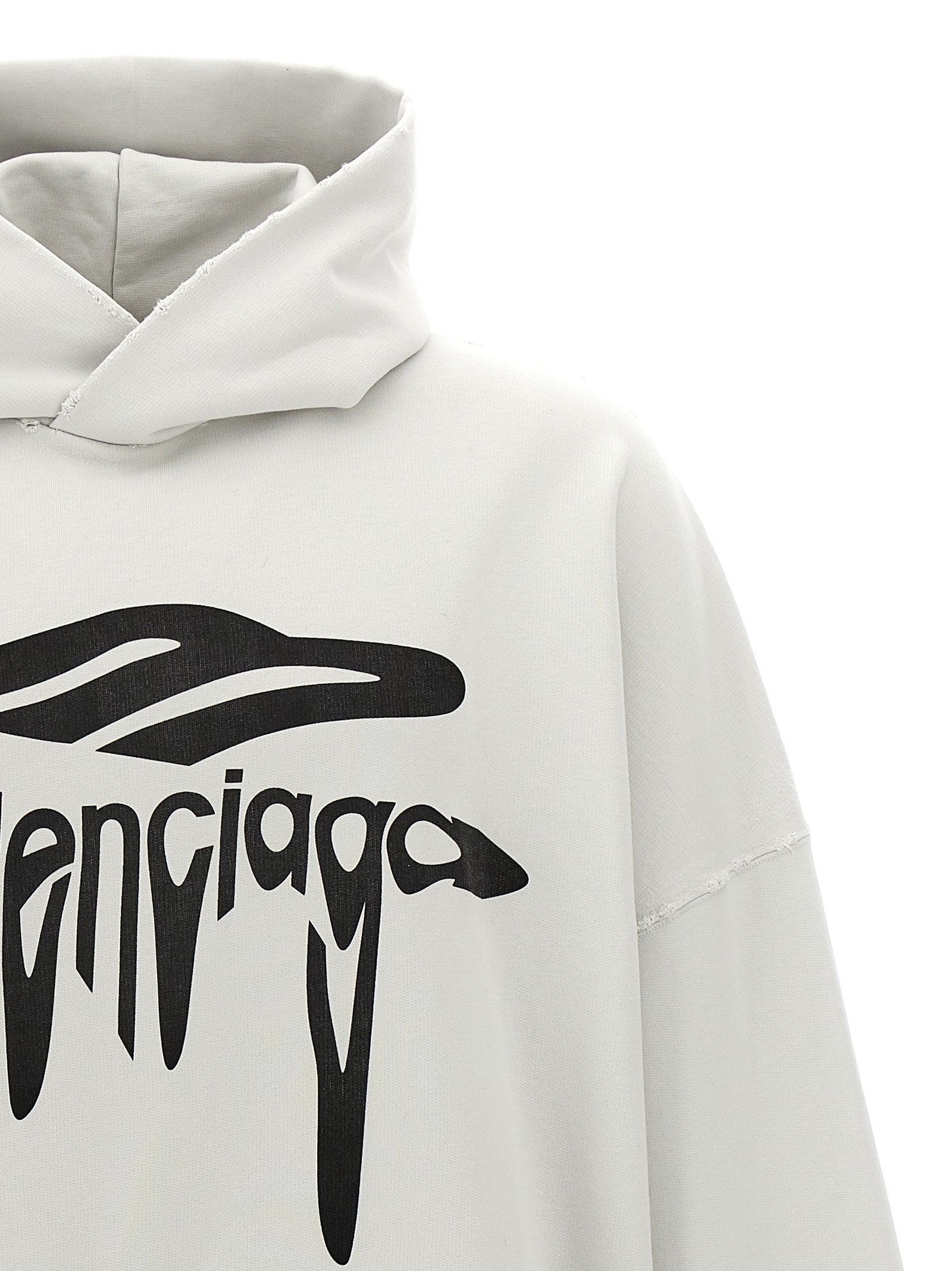 Balenciaga Weißes Baumwoll-Sweatshirt
