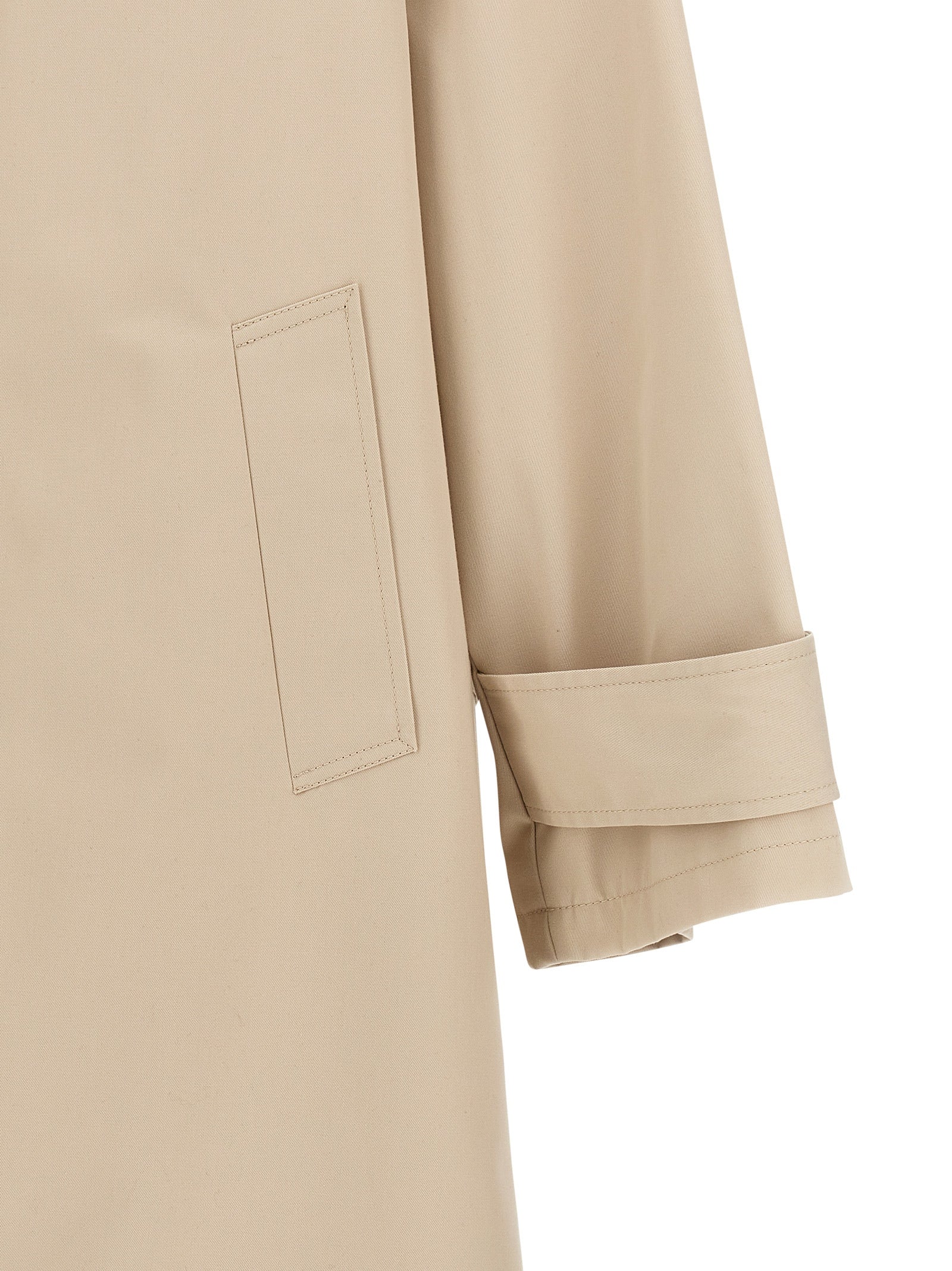 Thom Browne Beiger Wollmantel