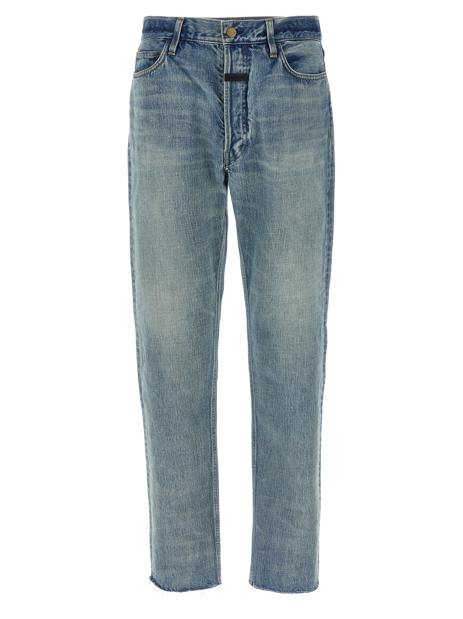 Fear Of God Blaue Jeans aus Baumwolle im geraden Schnitt