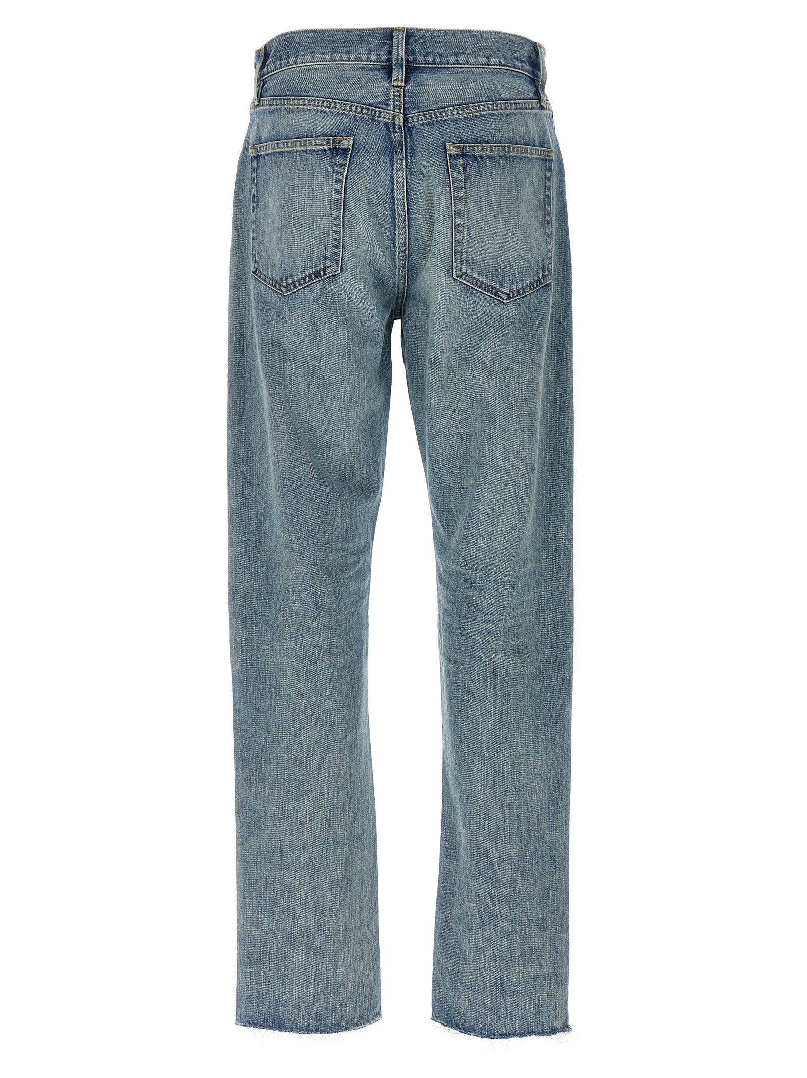 Fear Of God Blaue Jeans aus Baumwolle im geraden Schnitt