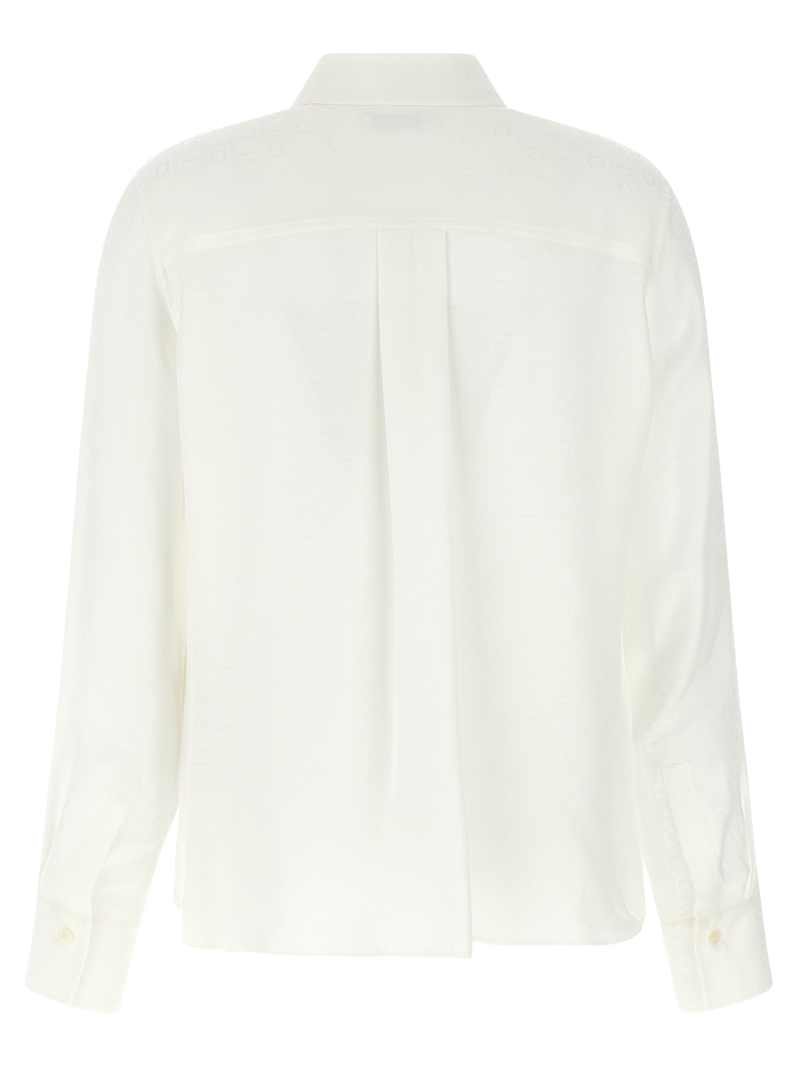 Ferragamo Seidenbluse in Weiß